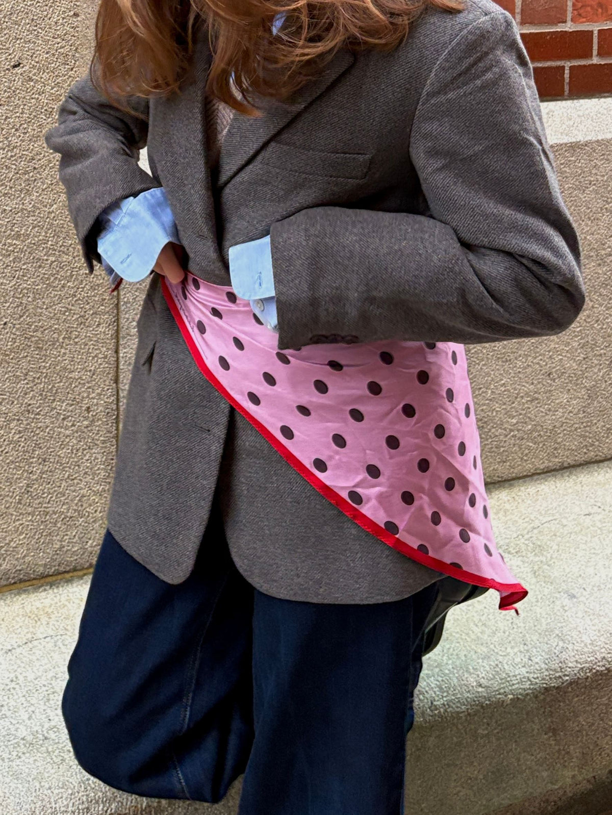 Polka Triangle Sia Scarf OneSize Becksöndergaard.dk