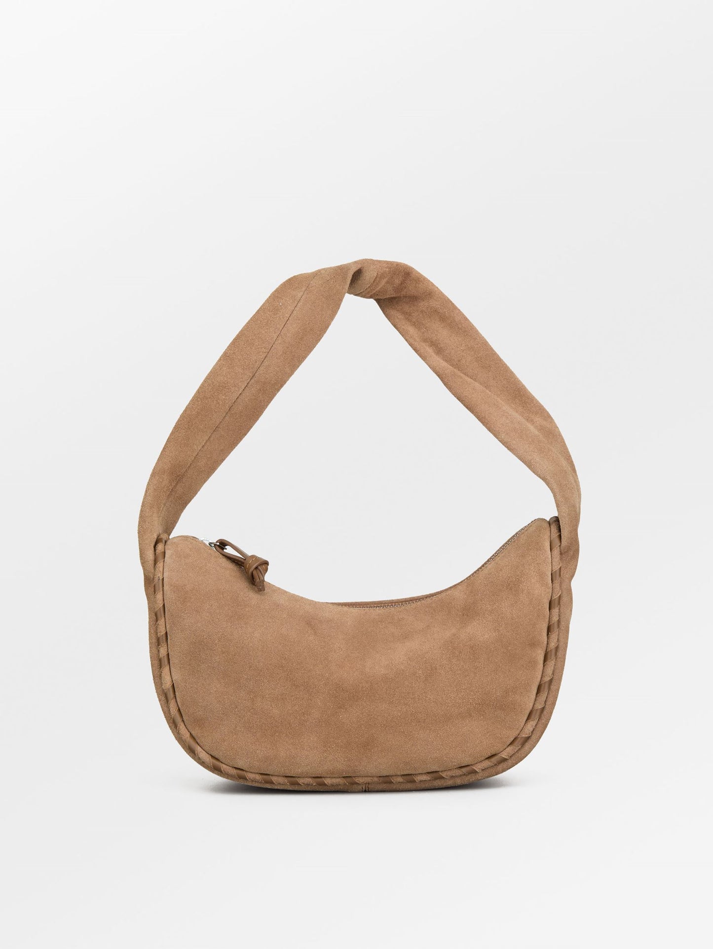 Suede Veg Talia Bag - Hazel Brown OneSize Becksöndergaard.dk