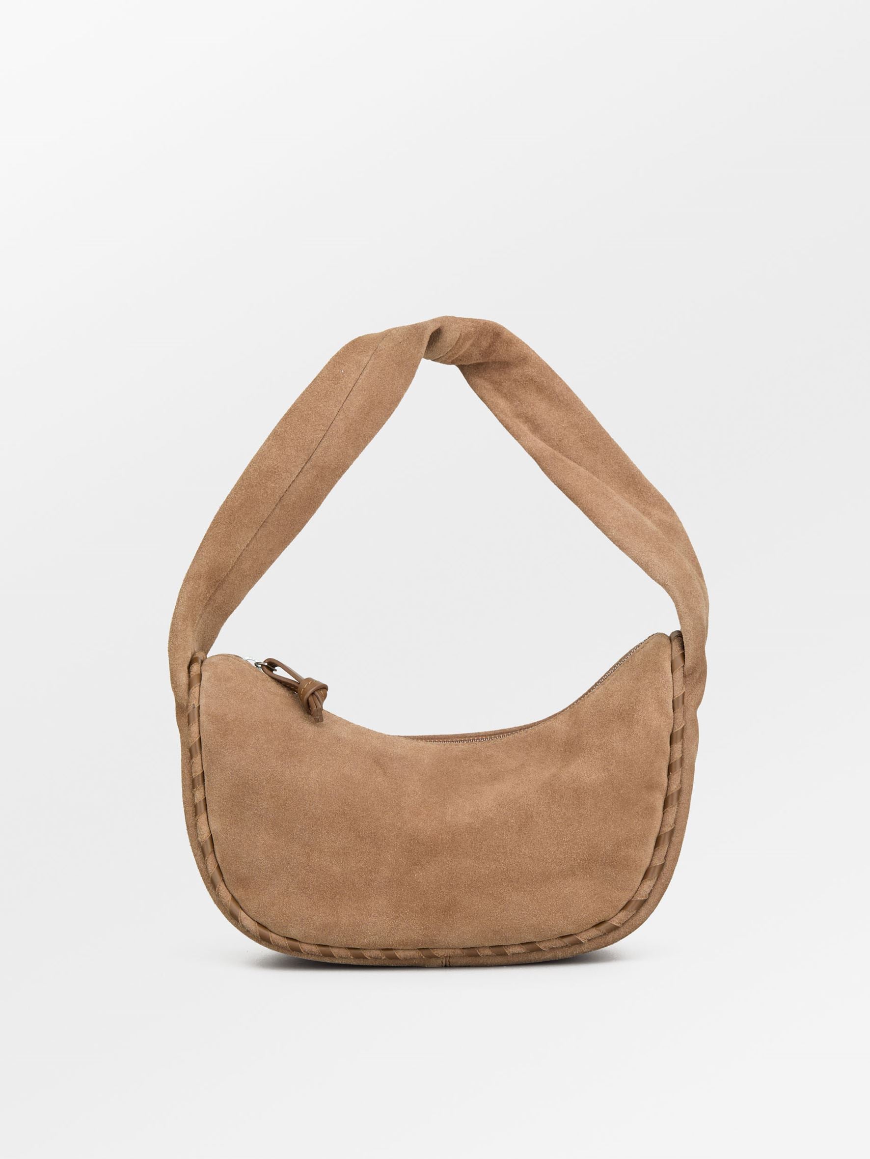 Suede Veg Talia Bag - Hazel Brown OneSize Becksöndergaard.dk