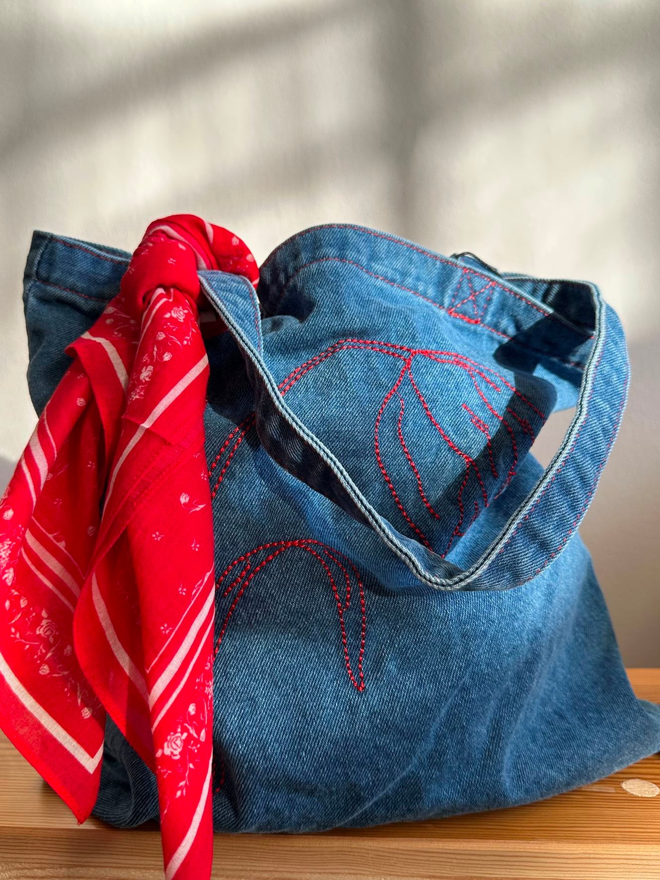 Tulipa Denima Tote Bag OneSize Becksöndergaard.dk