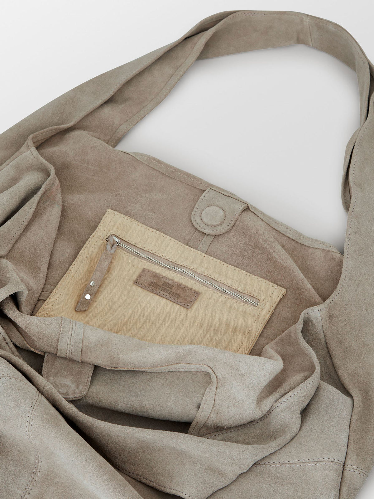 Suede Dalliea Shopper - Grå OneSize Becksöndergaard.dk