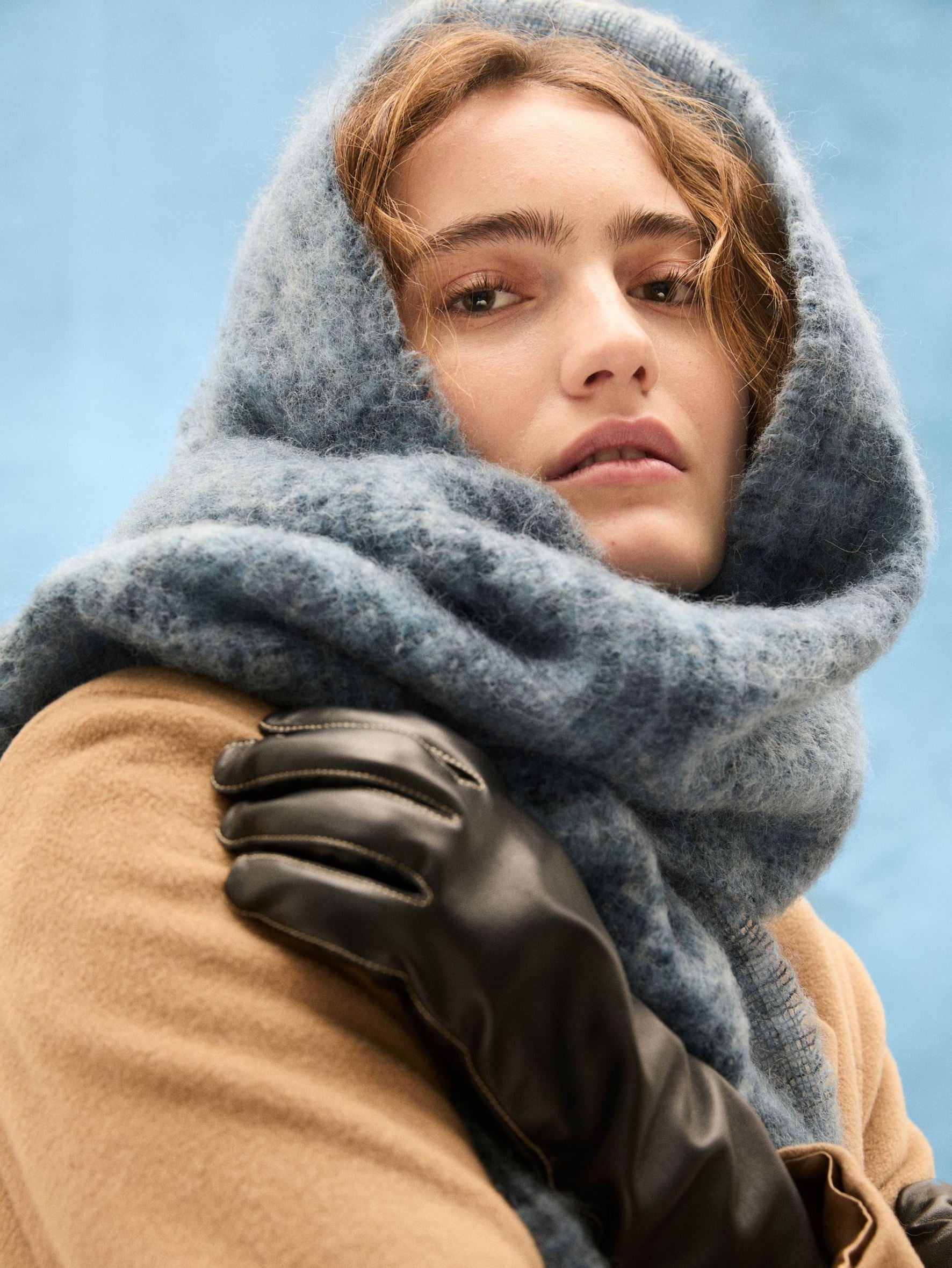 Becksöndergaard, Long Smooth Leather Gloves - Black, accessories, accessories, black week, black week