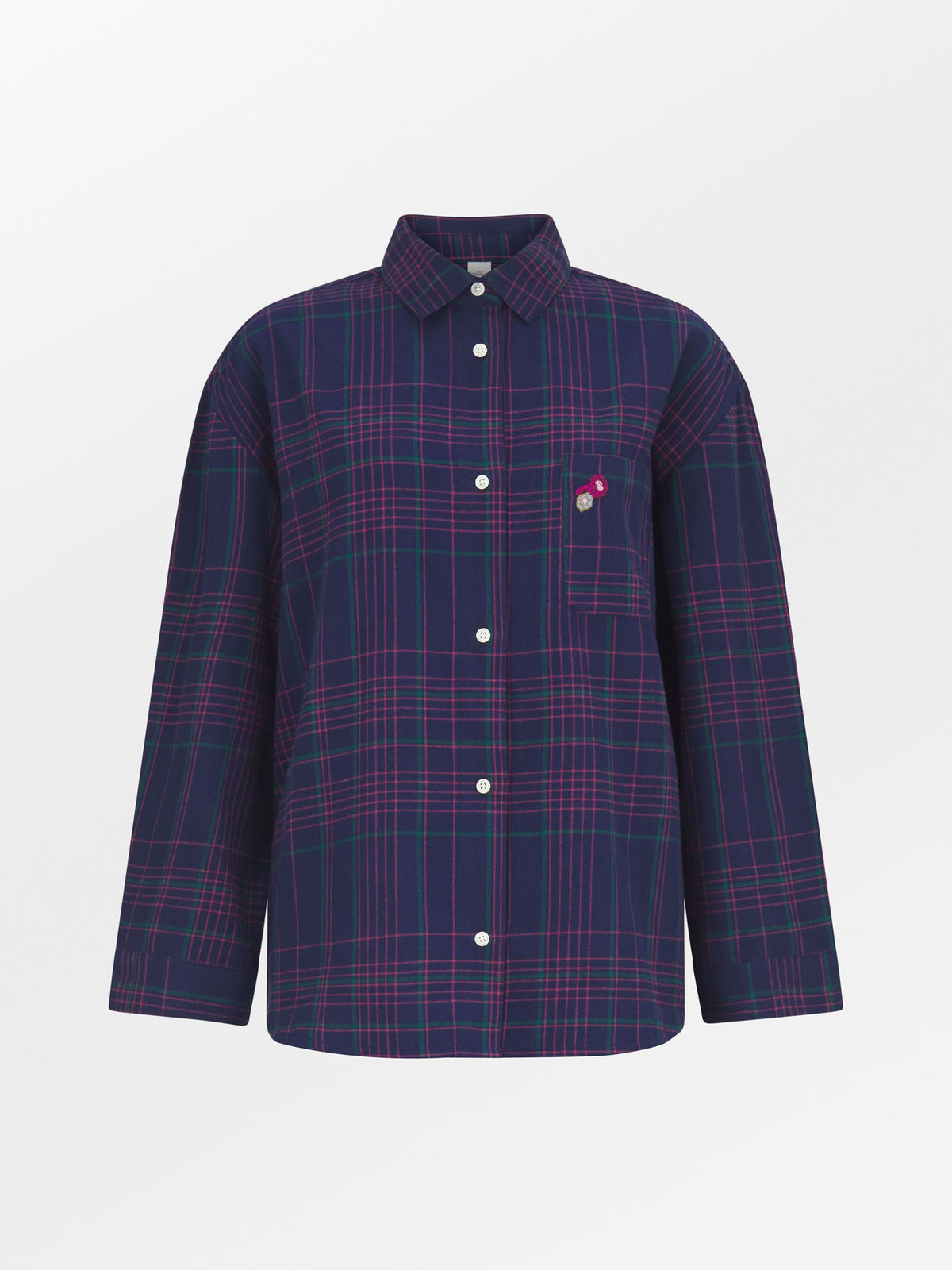 Flannel Gridy Pyjamas Shirt Clothing Becksöndergaard.dk