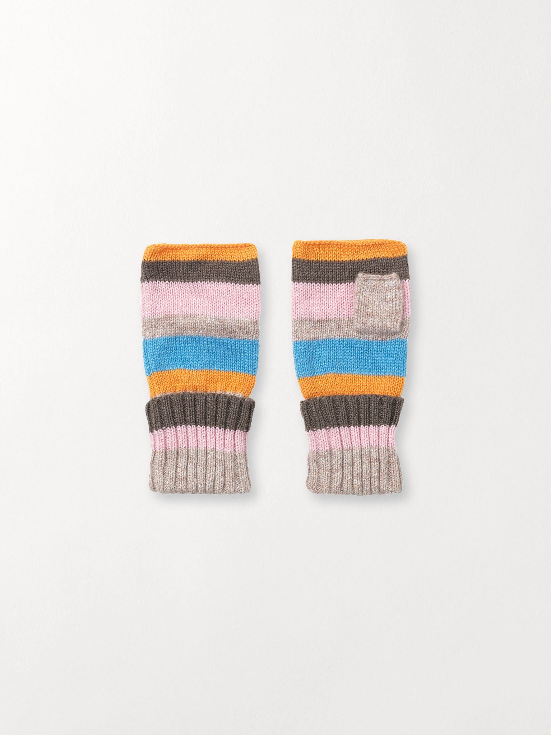 Ember Lovely Stripes Mittens OneSize Becksöndergaard.dk   