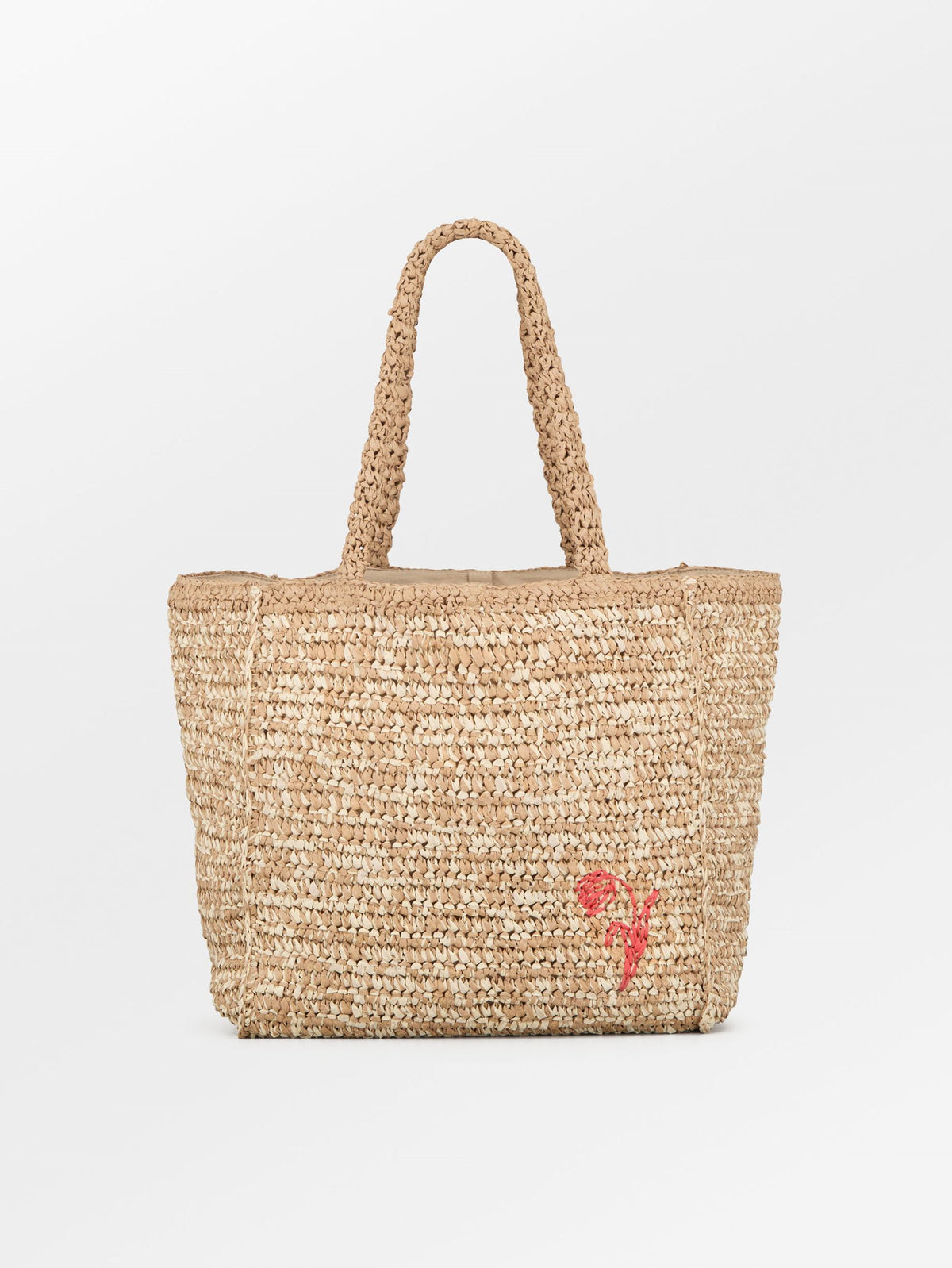 Paper Straw Tota Bag OneSize Becksöndergaard.dk