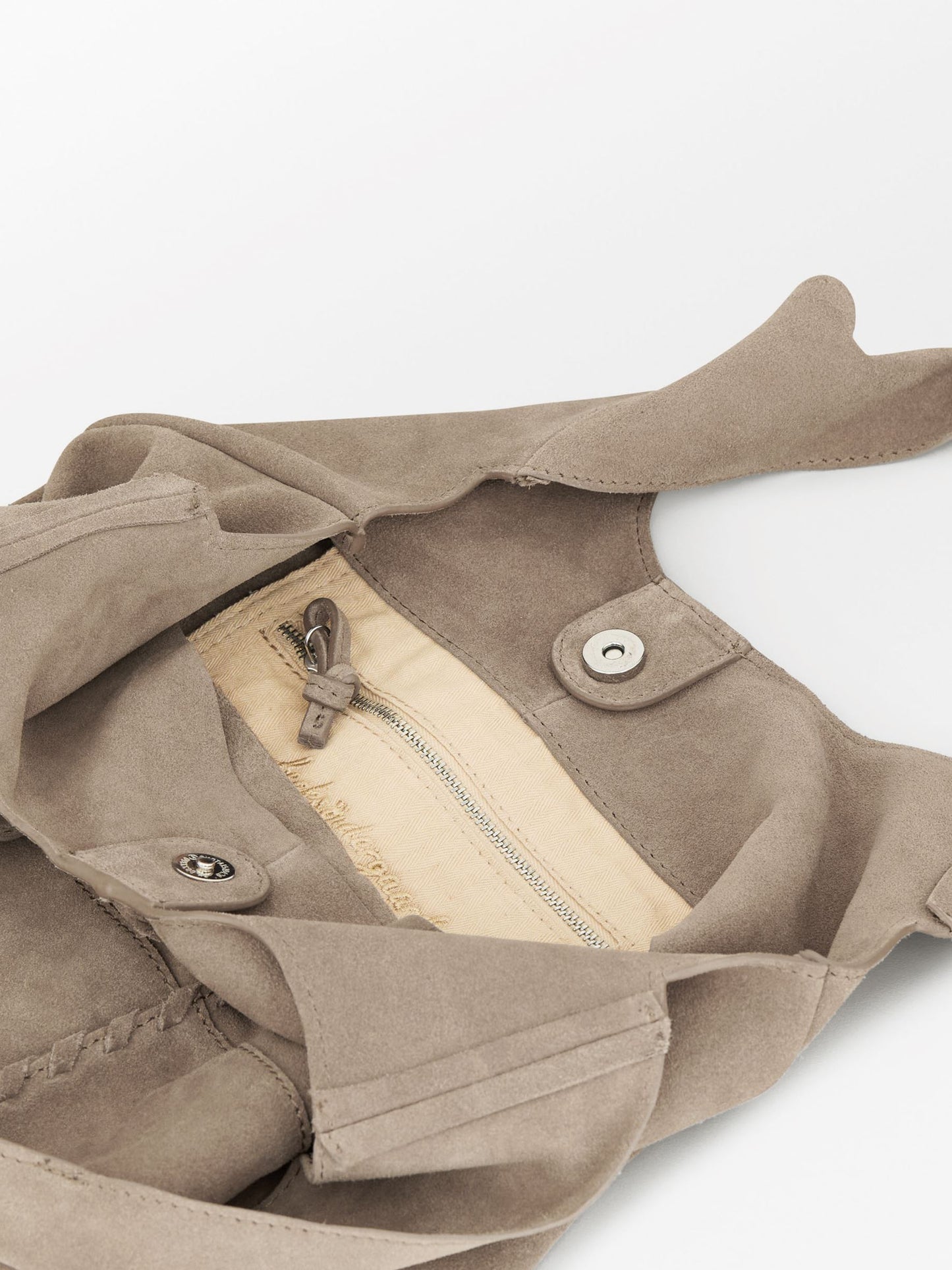 Becksöndergaard, Suede Demi Bag - Moral Gray, bags, bags, bags