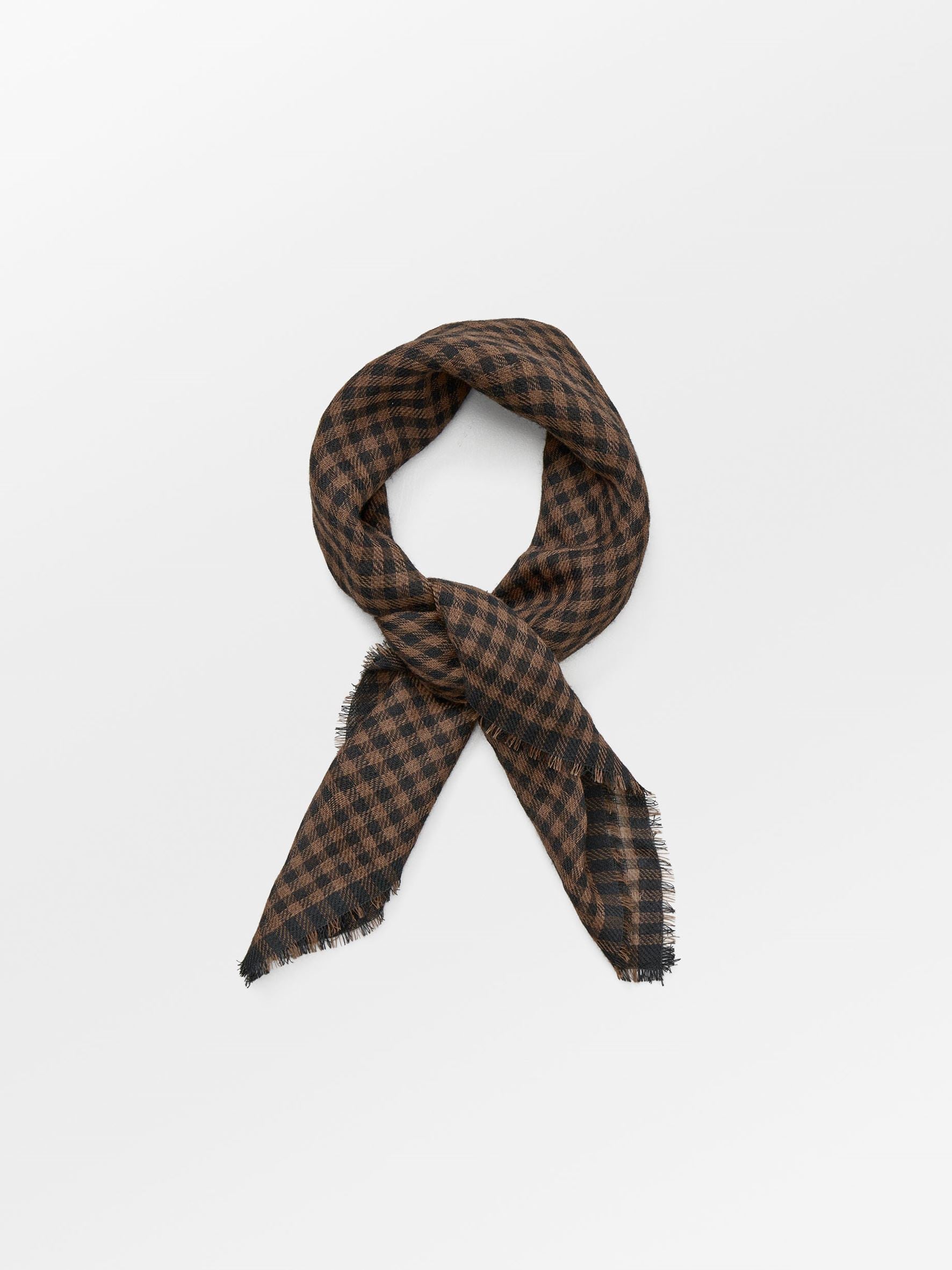 Gingham Wica Scarf OneSize Becksöndergaard.dk