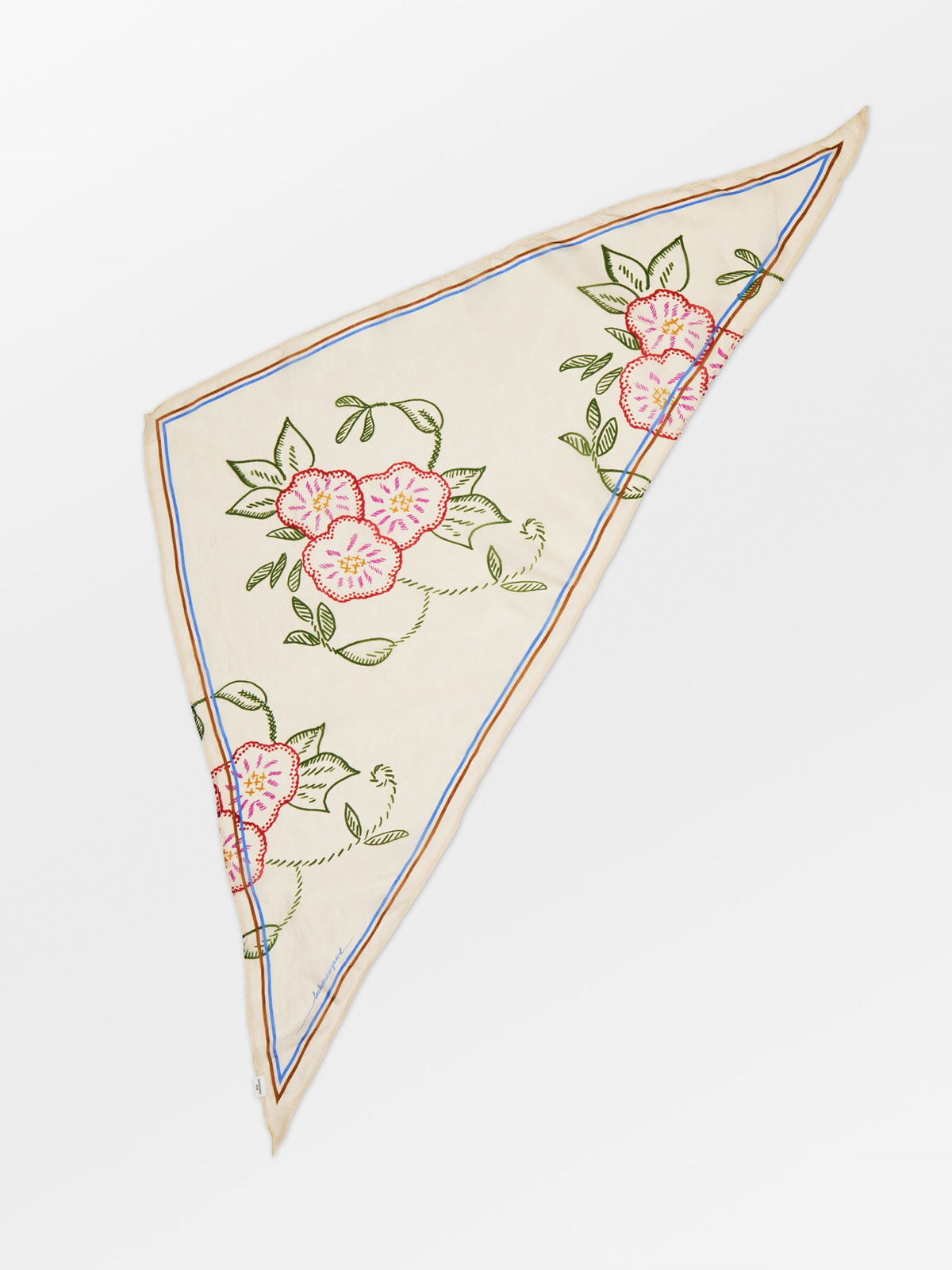Becksöndergaard, Efloria Triangle Taby Scarf - Birch White, scarves, scarves, mid season sale, mid season sale