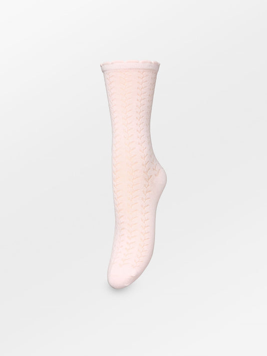 Becksöndergaard, Leofa Cotta Sock - Tender Pink, socks, sale, sale, socks, noos, black week, black week, noos