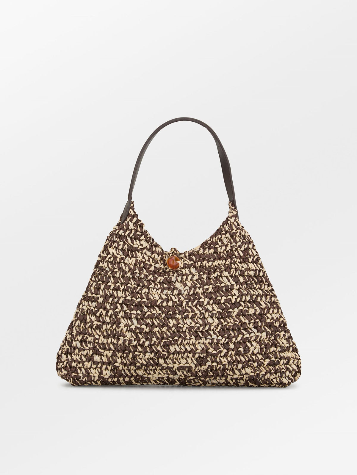 Becksöndergaard, Paper Straw Sadie Bag - Nature/Brown, onesize