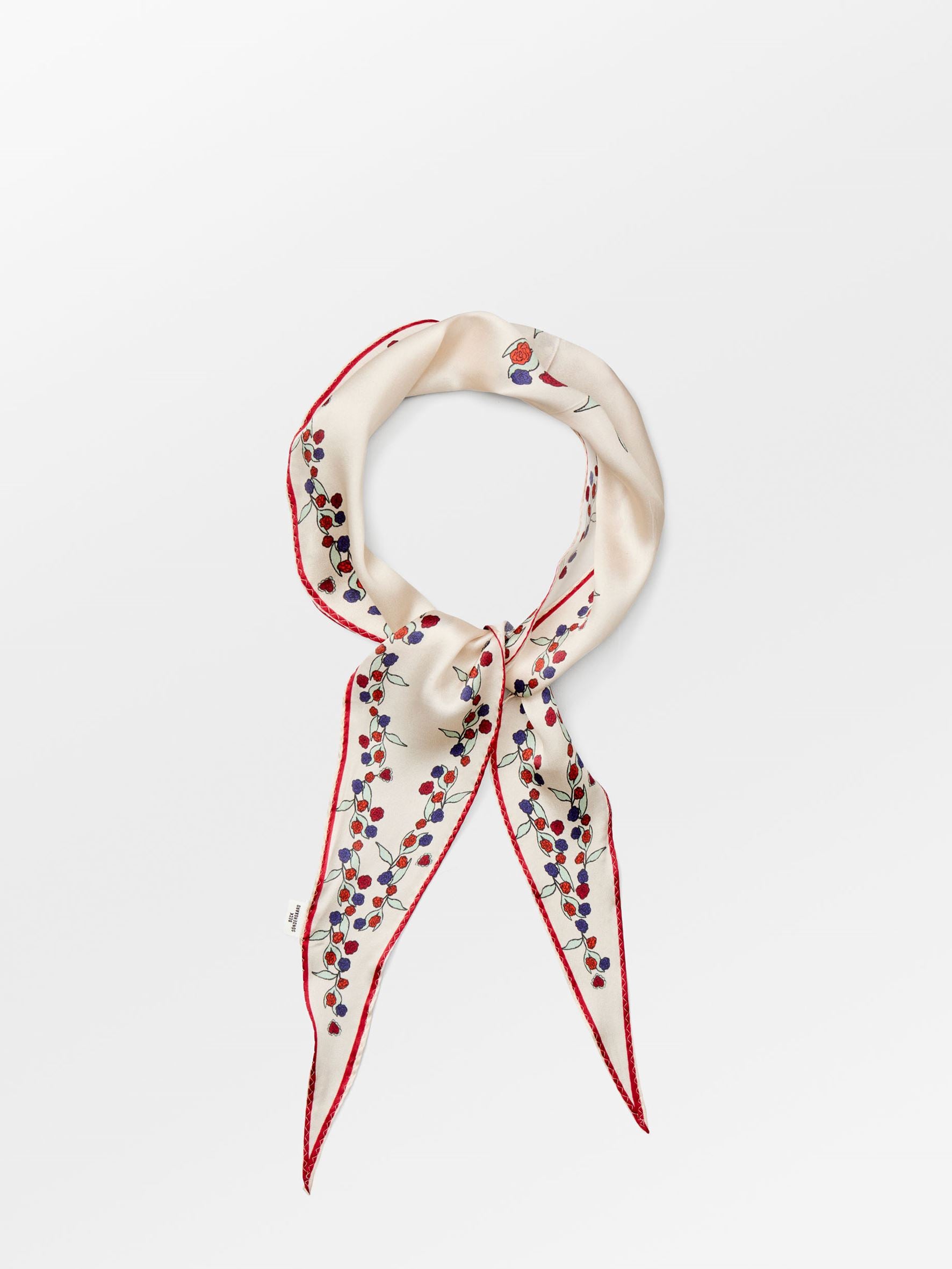 Becksöndergaard, Carna Diamond Scarf - Birch White, scarves, scarves, party, scarves, scarves, gifts, gifts, black week, black week, party