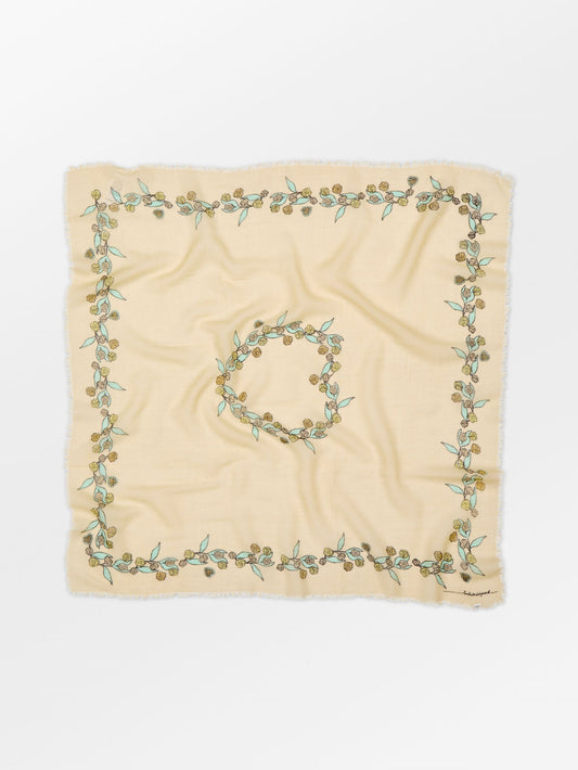 Becksöndergaard, Carna Woo Scarf - Birch White, scarves, archive, scarves, archive, mid season sale, mid season sale, scarves, scarves, scarves, black week, black week