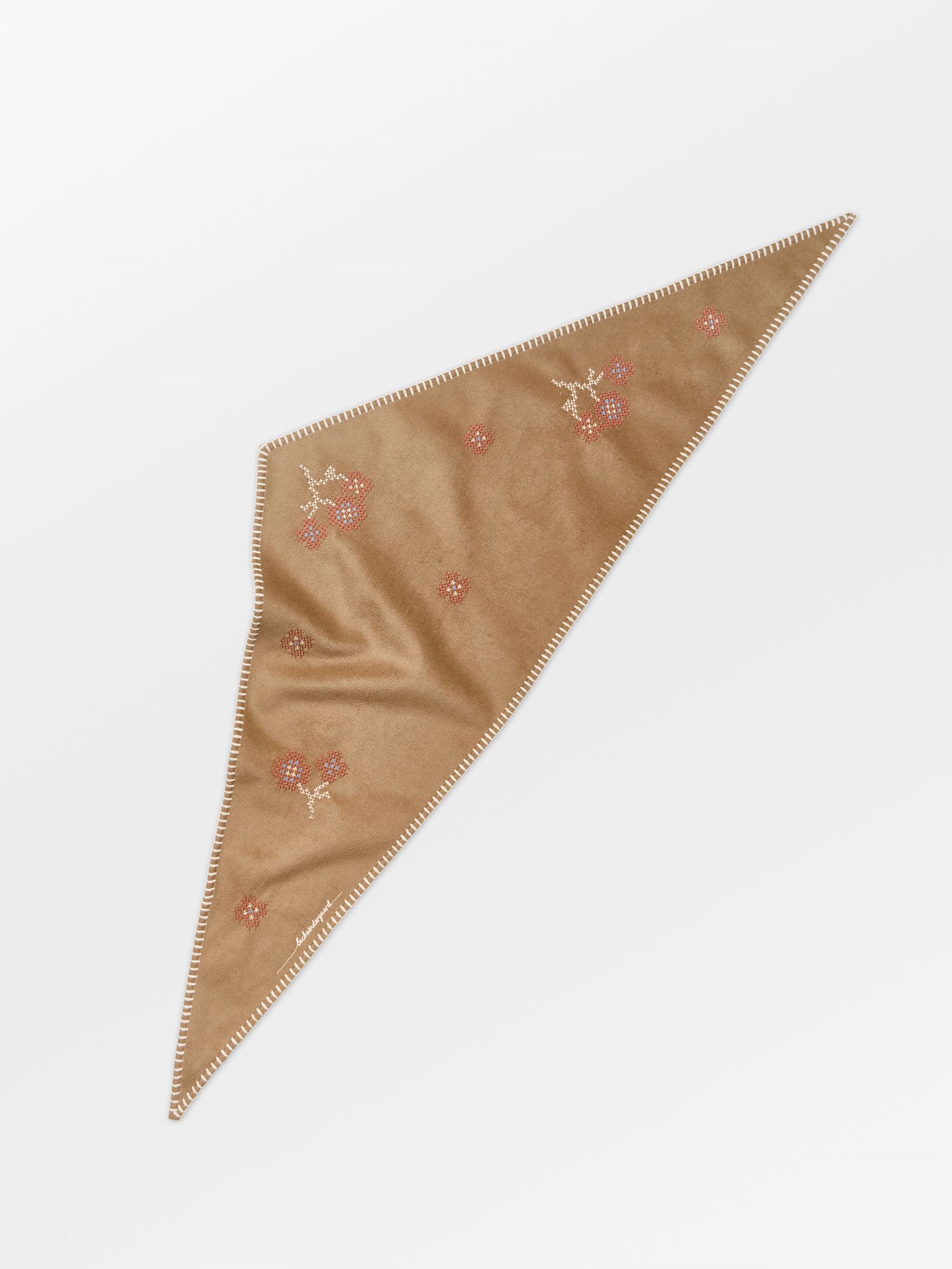 Becksöndergaard, Flotile Triangle Scarf - Wood Thrush Brown, scarves, scarves, scarves, winter accessories, winter accessories, scarves