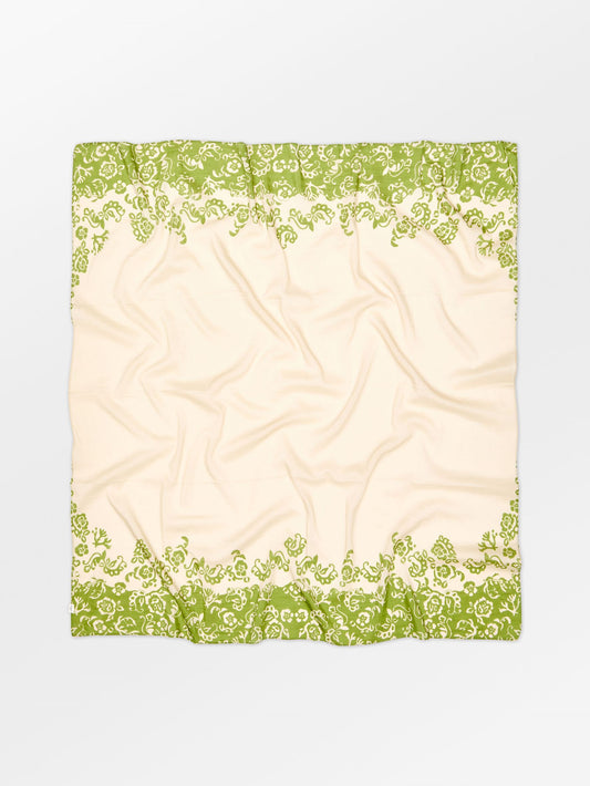Becksöndergaard, Crofloria Sico Scarf - Grasshopper Green, scarves, scarves, scarves, scarves