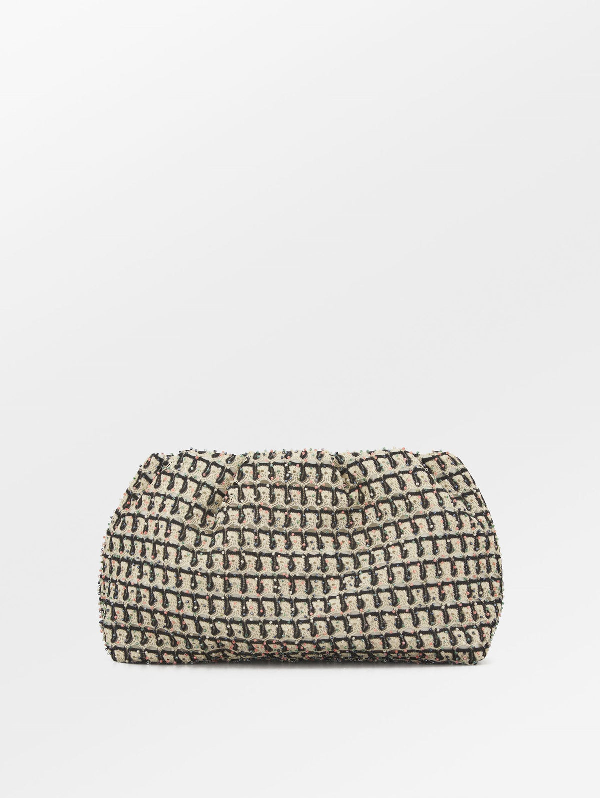 Becksöndergaard, Beaded Luma Maxi Clutch Bag - Buttercream White, spring summer 2027x