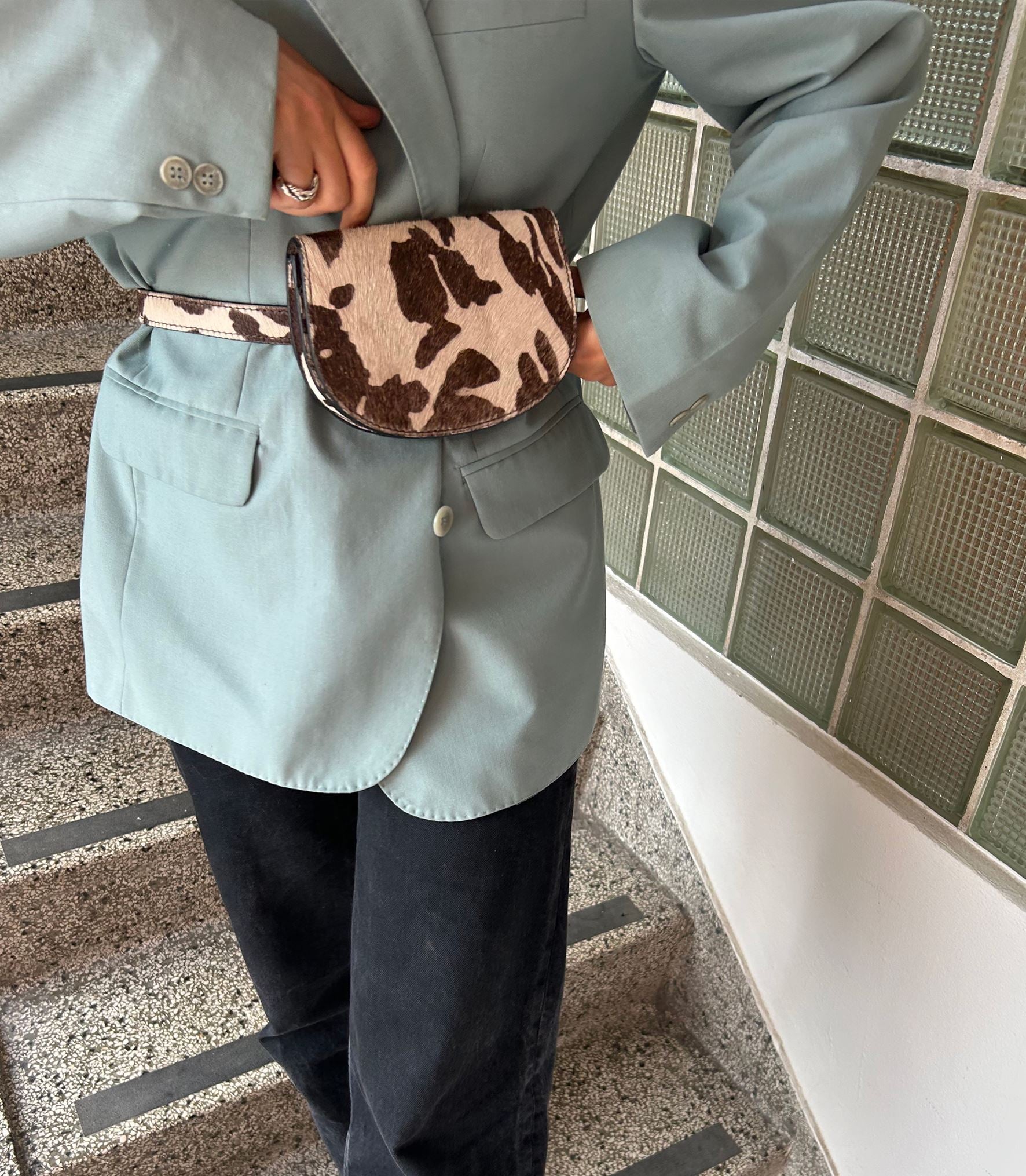 Texas Leather Belt Bag OneSize Becksöndergaard.dk