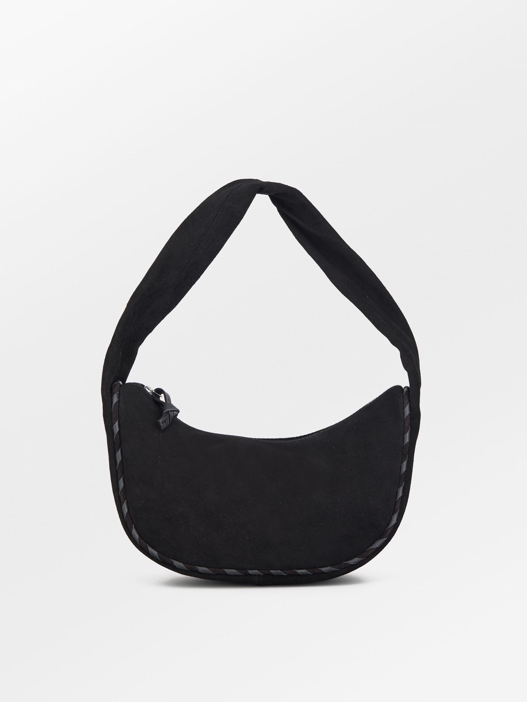 Suede Veg Talia Bag - Black OneSize Becksöndergaard.dk