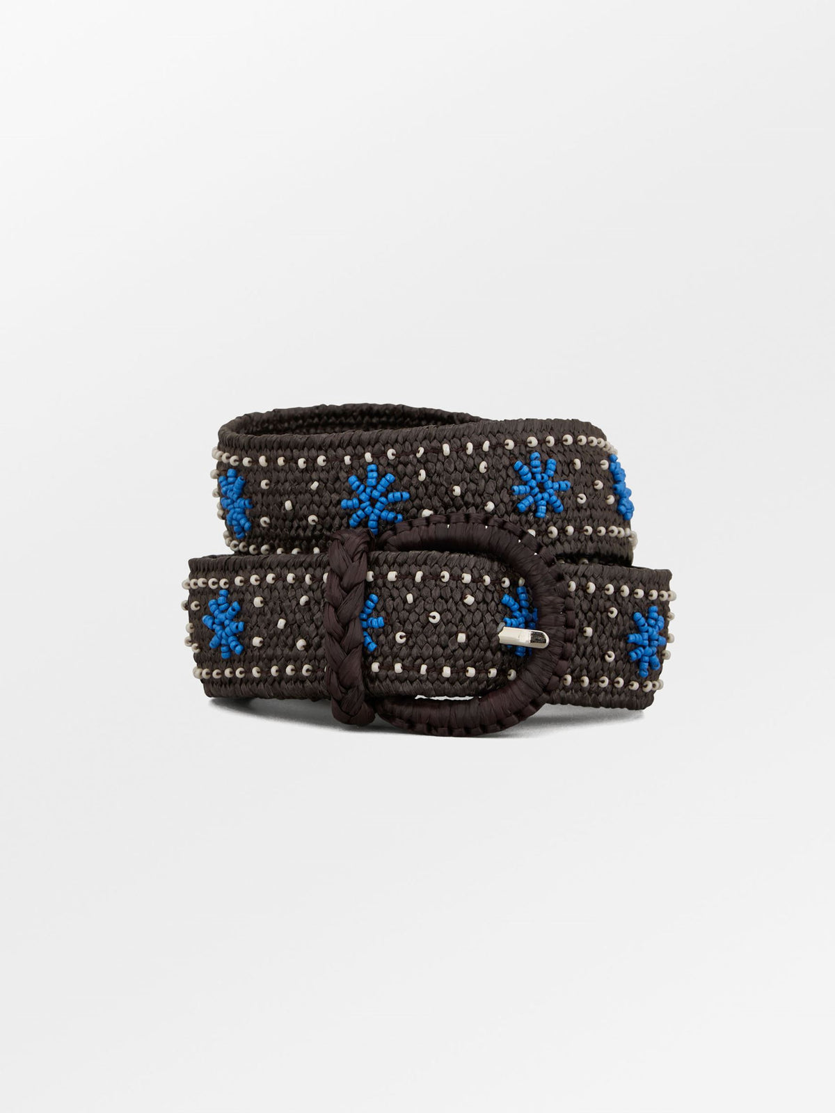 Becksöndergaard, Botaniana Hand Beaded Belt - Hot Fudge Brown, onesize