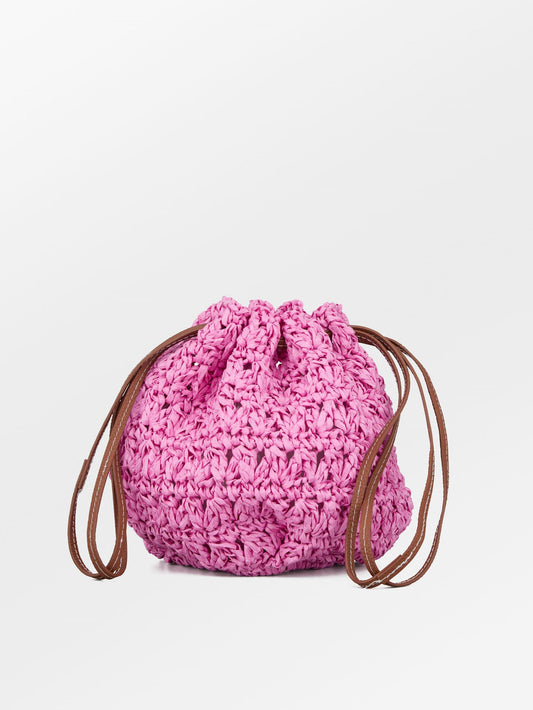 Becksöndergaard, Mesh Straw Bina Bag - Cashmere Rose, bags, bags, sale, sale, bags, bags, bags