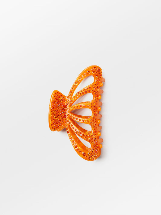 Becksöndergaard, Athalia Hair Claw - Persimmon Orange, accessories