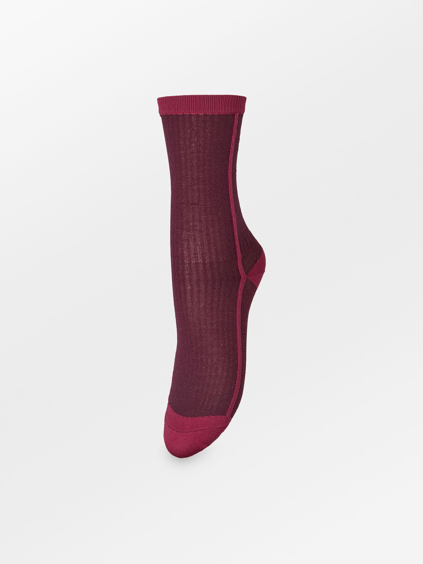 Stripy Glitter Sock Socks Becksöndergaard.dk