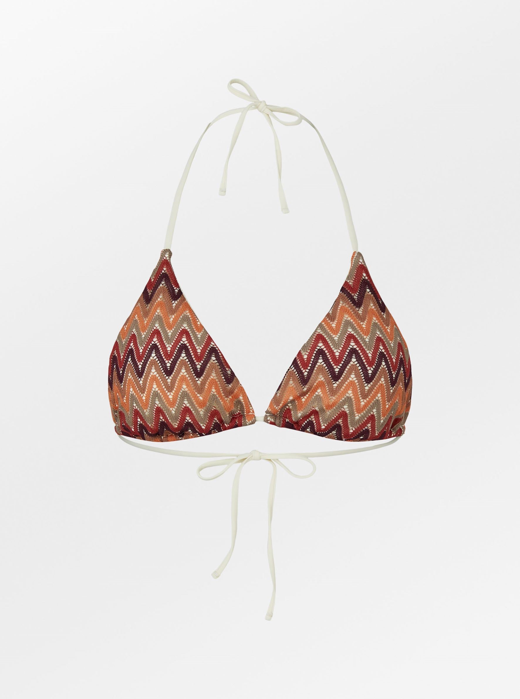 Amber Bikini Top - Orange/Rosa Clothing Becksöndergaard.dk