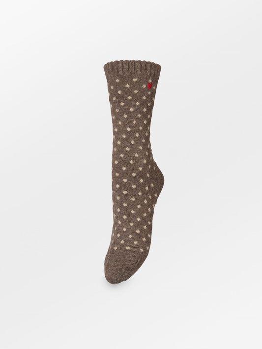 Dotted Wola Sock OneSize Becksöndergaard.dk