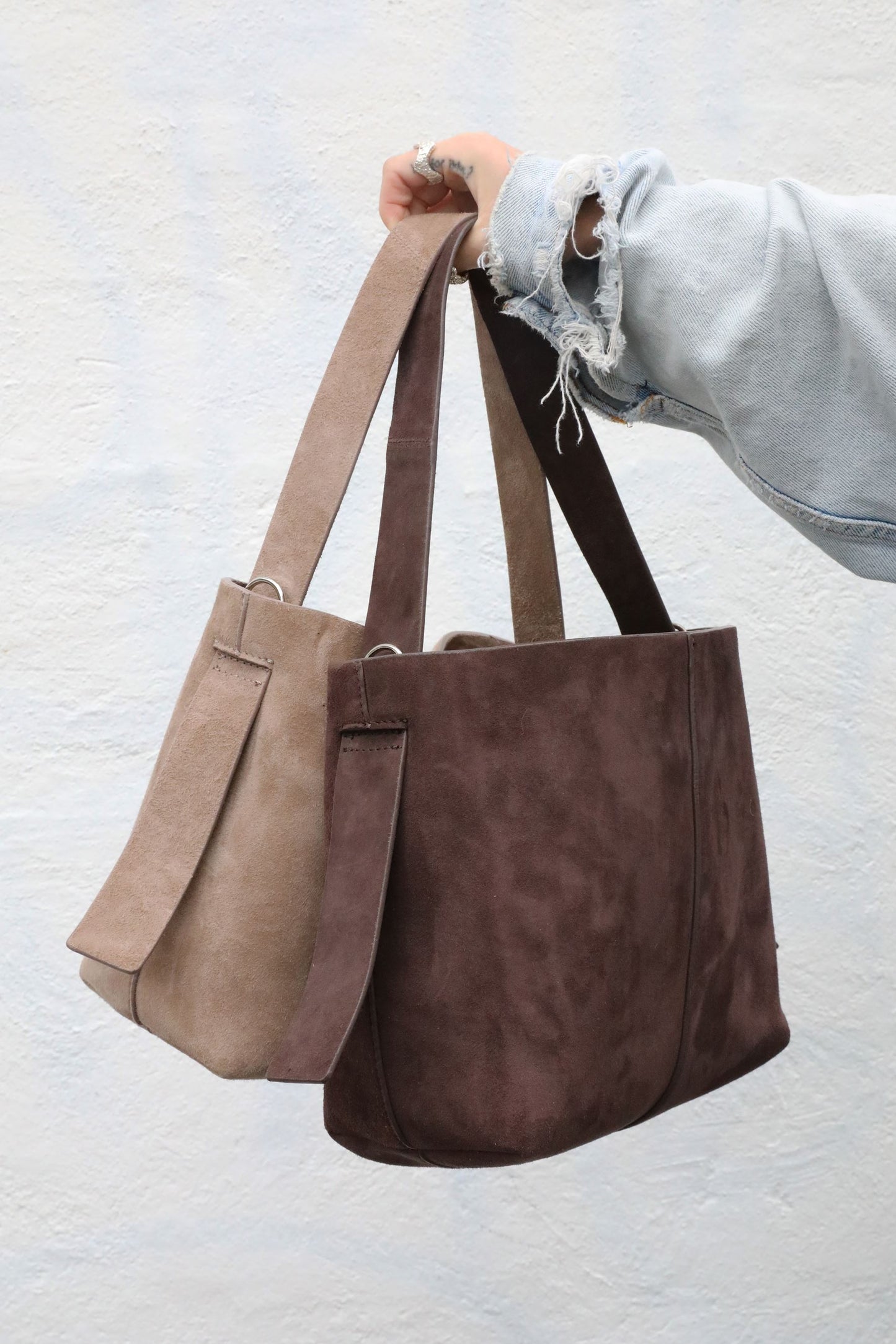 Becksöndergaard, Suede Fraya Small Bag - Hot Fudge Brown, bags, bags, bags, bags, noos, bags, bags, bags, black week, black week, noos