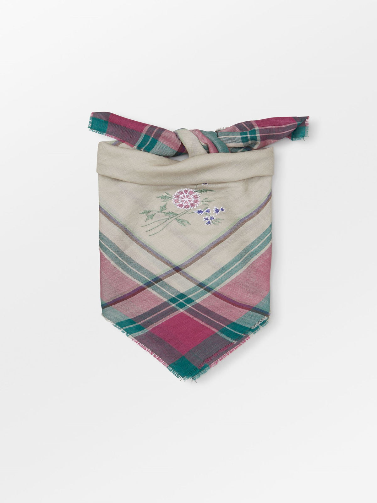 Becksöndergaard, Martha Wica Scarf - Silver Birch White, scarves, scarves