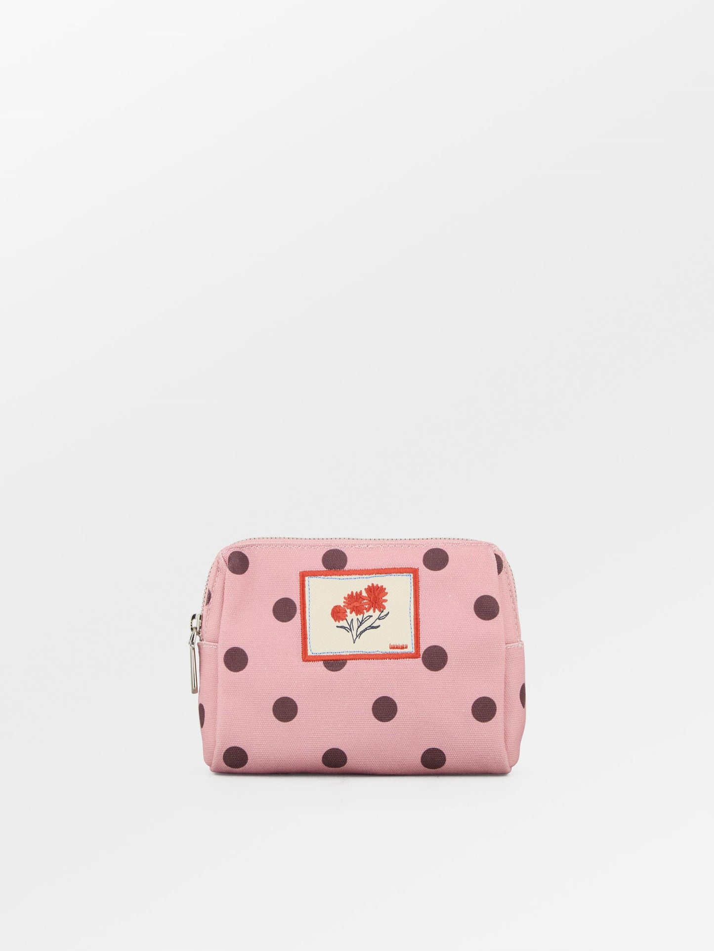 Becksöndergaard, Polka Canvas Pouch Bag - Pink Nectar , mid season sale, mid season sale, mid season sale, homewear
