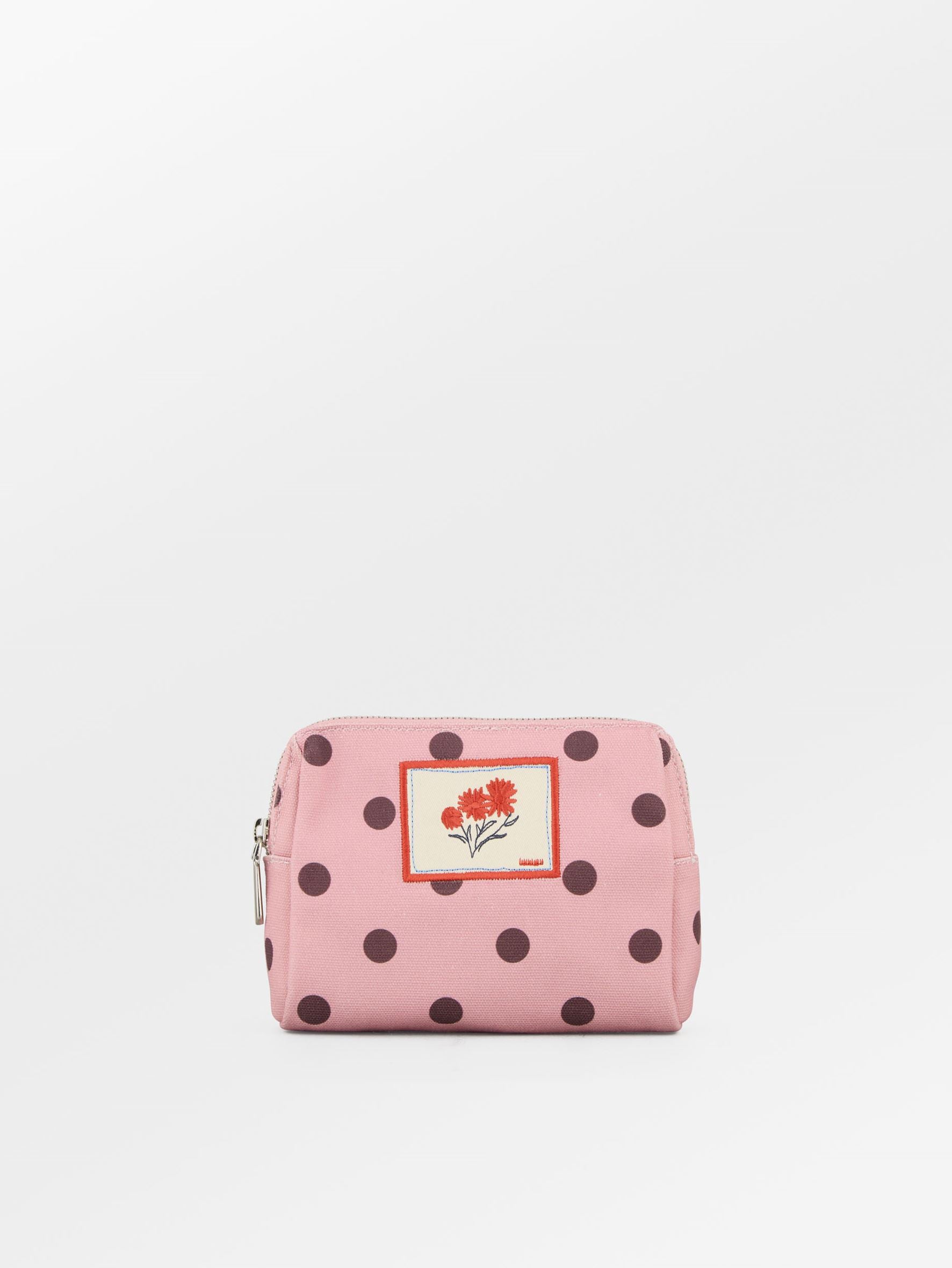 Becksöndergaard, Polka Canvas Pouch Bag - Pink Nectar , mid season sale, mid season sale, mid season sale, homewear