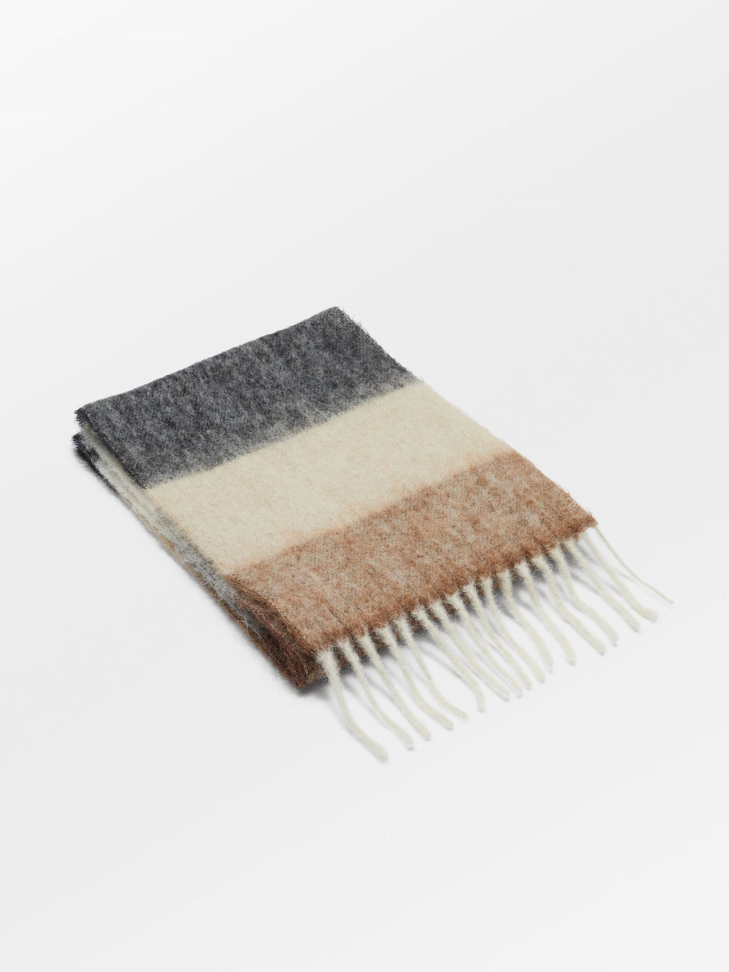 Becksöndergaard, Strada Tilda M Scarf - Rain Drum Brown, scarves, scarves, scarves, black week, black week