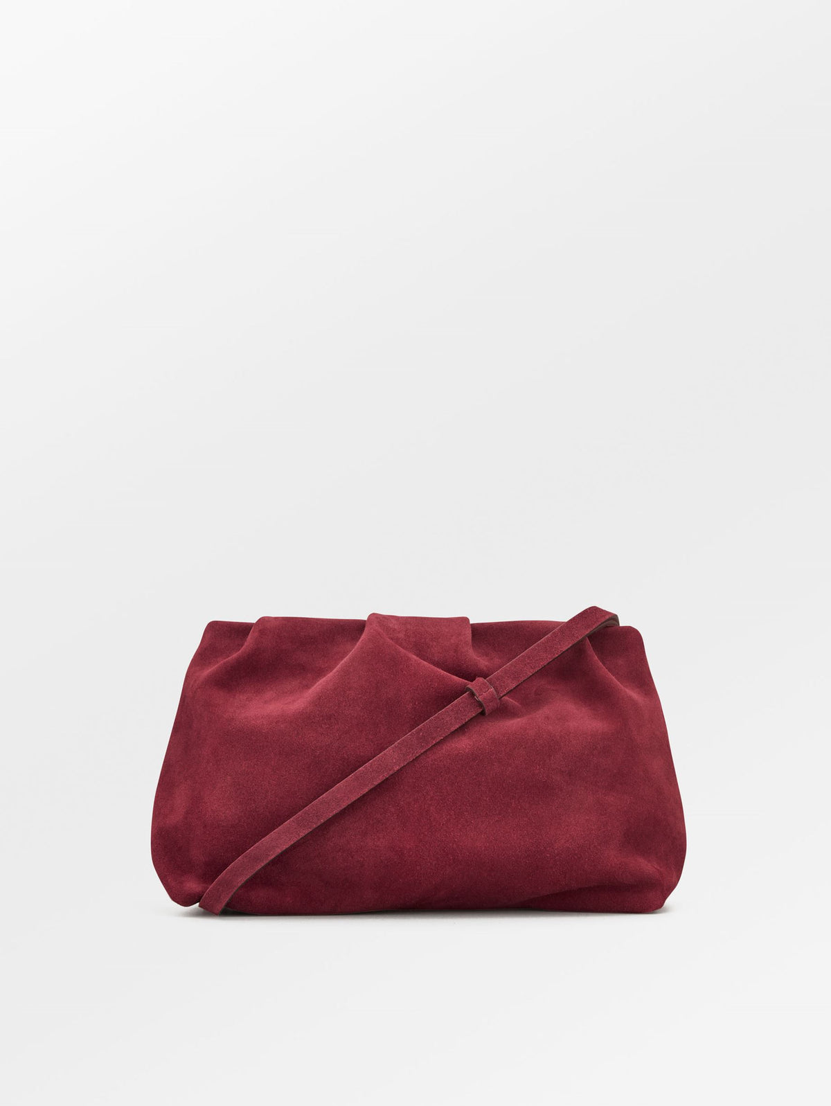 Becksöndergaard, Suede Small Clutch Bag - Rosewood, spring summer 2027x