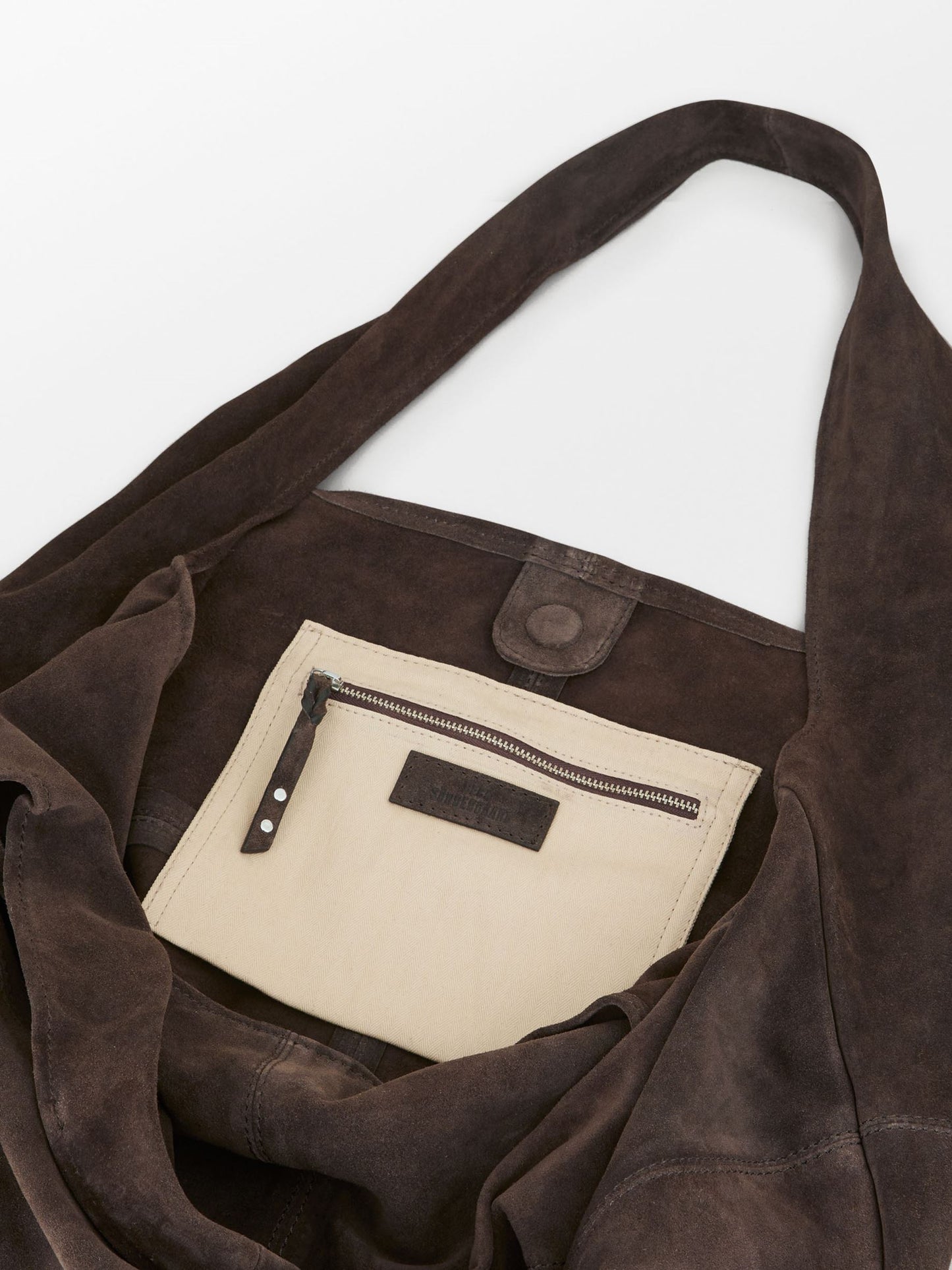 Suede Dalliea Shopper - Mørkebrun OneSize Becksöndergaard.dk
