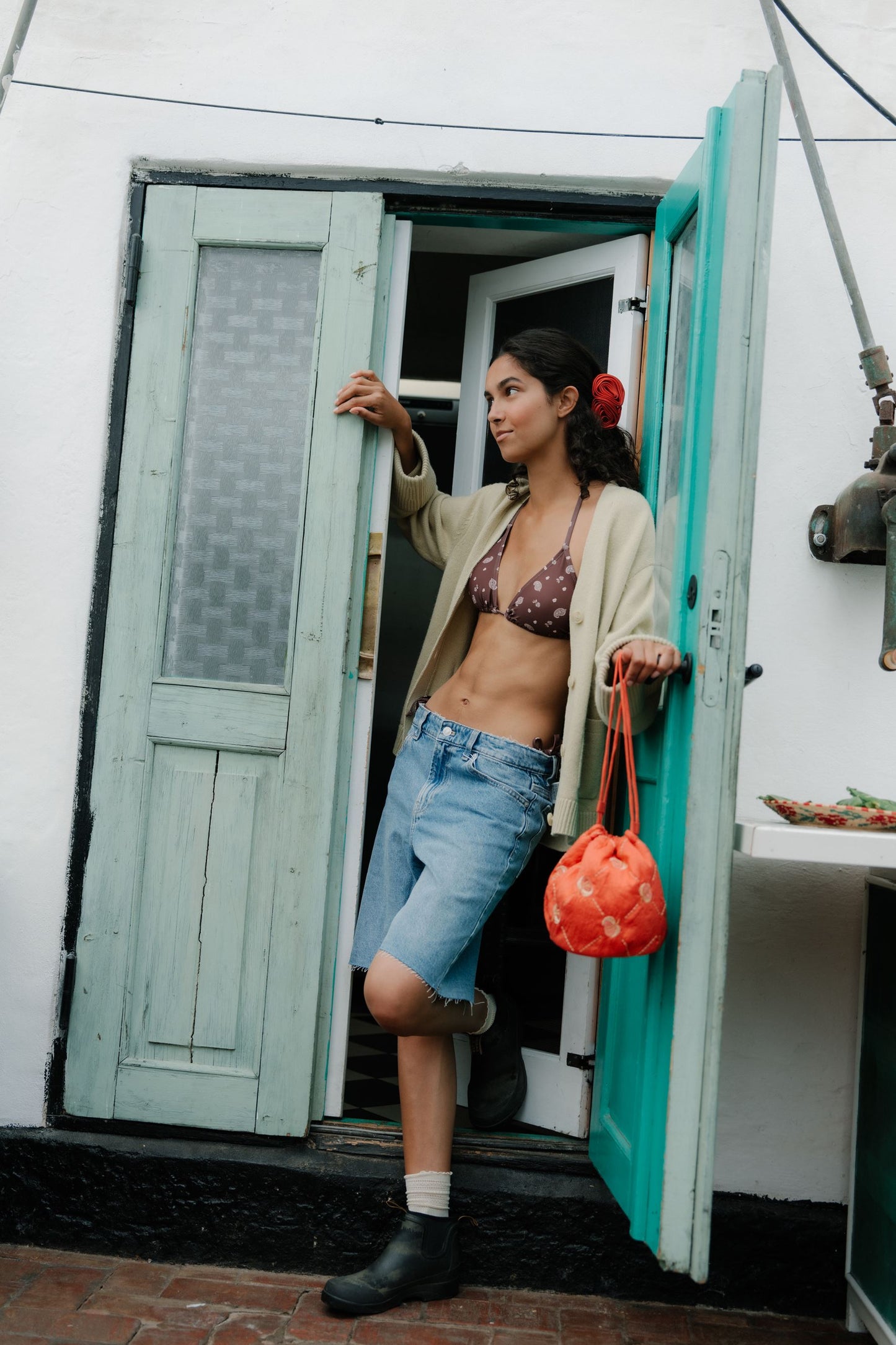 Bloom Paisley Bel Bikini Top Clothing Becksöndergaard.dk