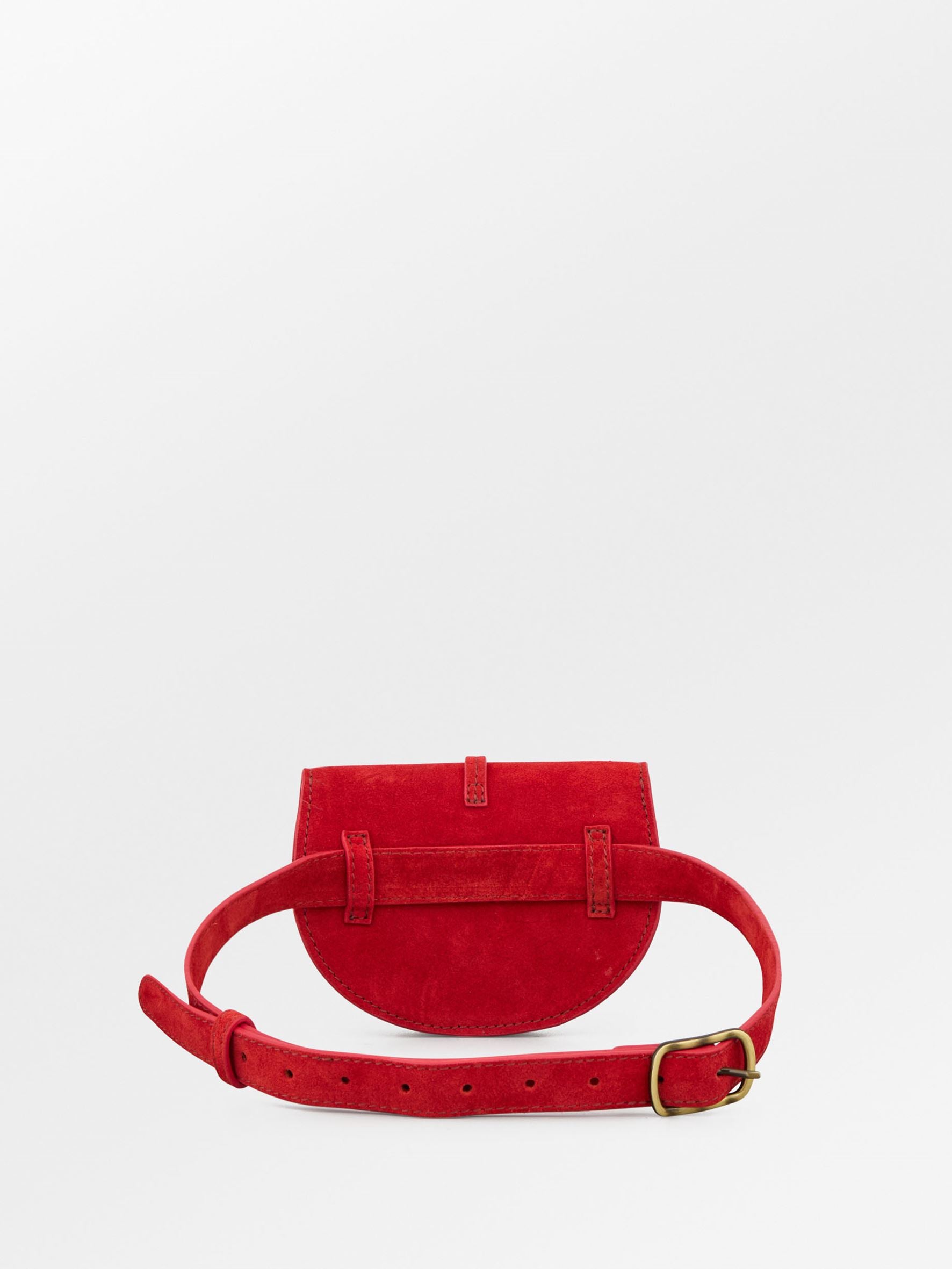 Becksöndergaard, Suede Belt Bag - Adrenaline Red, bags, sale, sale, bags, bags, bags, gifts, black week, black week, black week