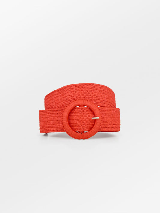Becksöndergaard, Wide Zia Belt - Grenadine Red, accessories, accessories