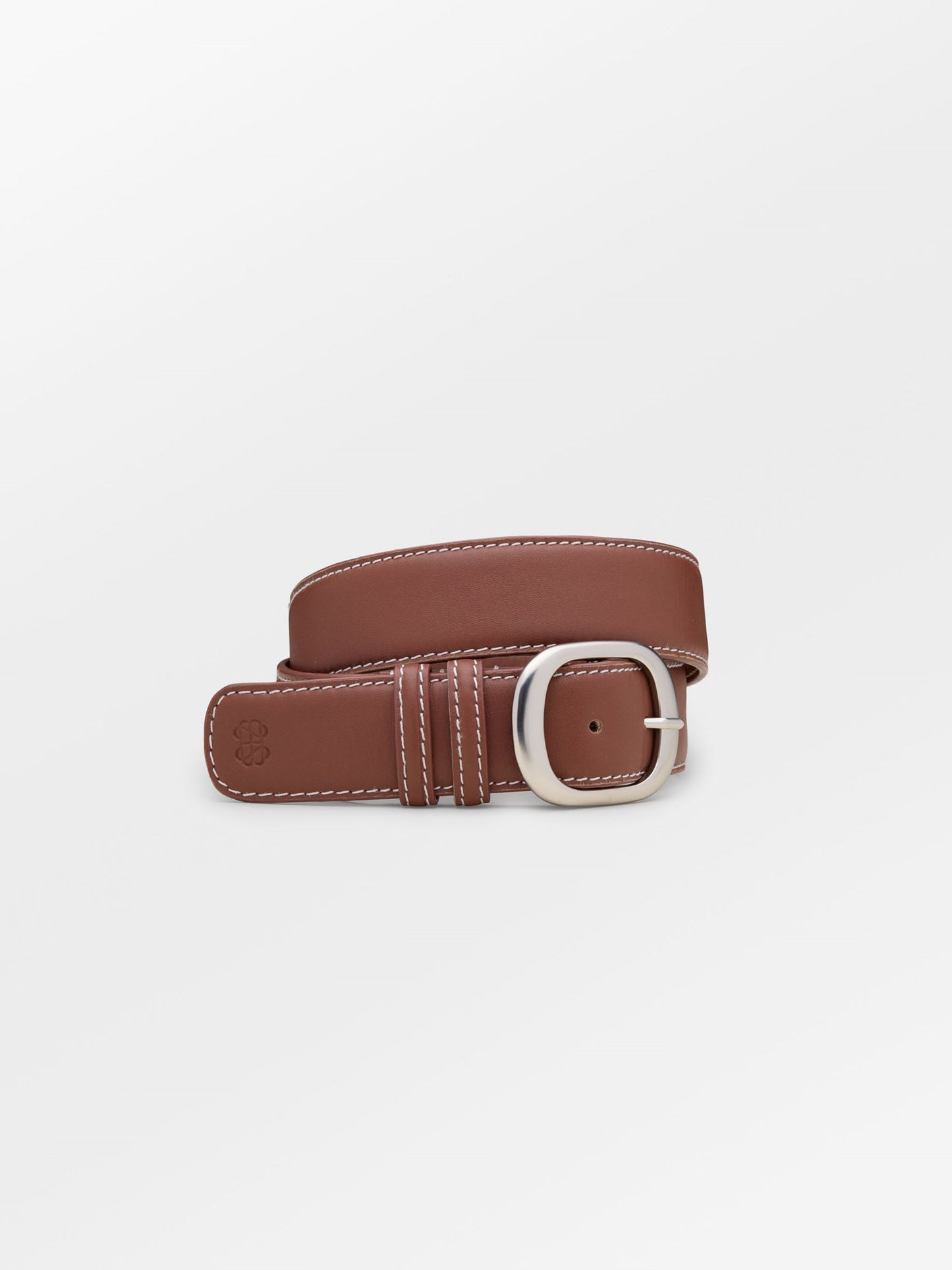 Glossy Rochel Leather Belt - Brun Clothing Becksöndergaard.dk