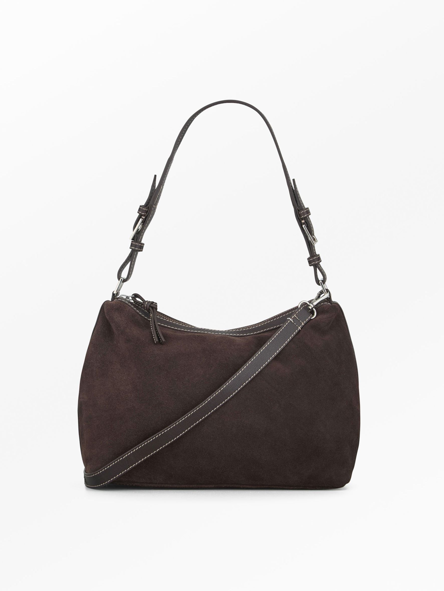 Becksöndergaard, Suede Ginni Medi Bag - Chocolate Torte, onesize