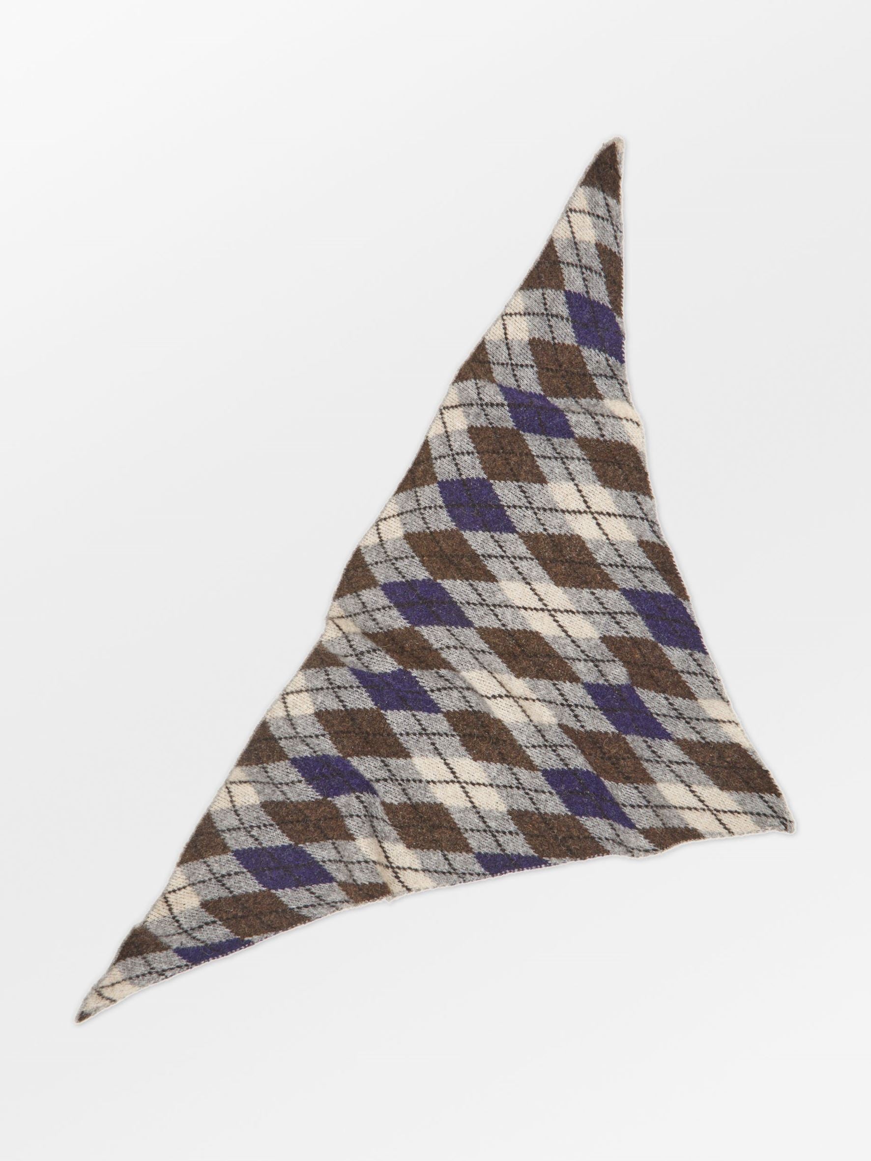 Argyle Triangle Scarf OneSize Becksöndergaard.dk