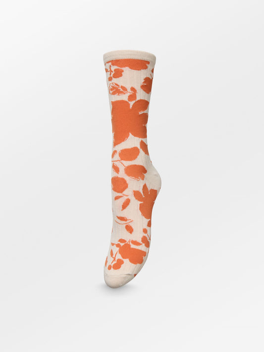 Becksöndergaard, Wilda Bam Sock - Sunset Orange, socks, sale, sale, socks