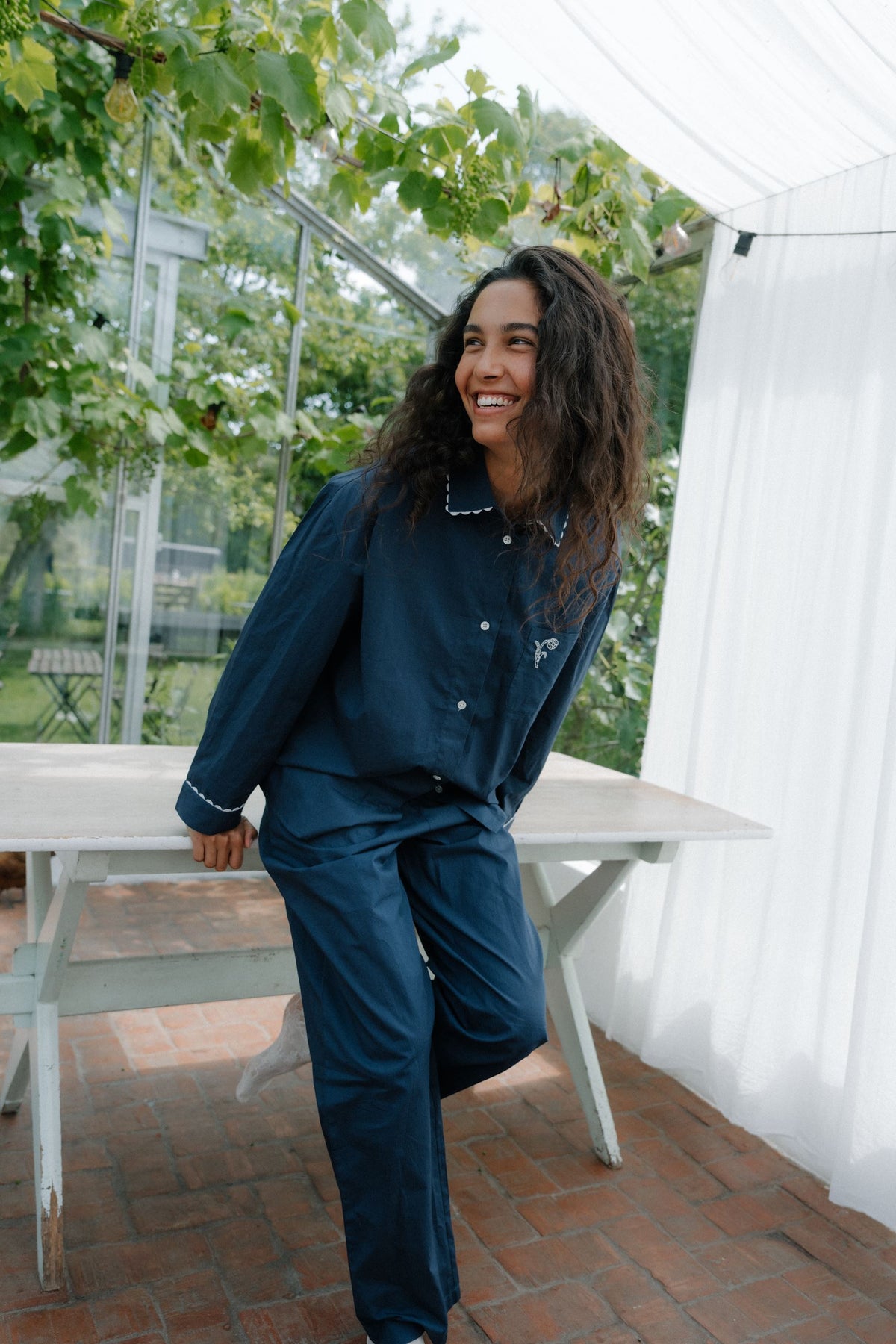 Scallop Pyjamas Shirt Clothing Becksöndergaard.dk
