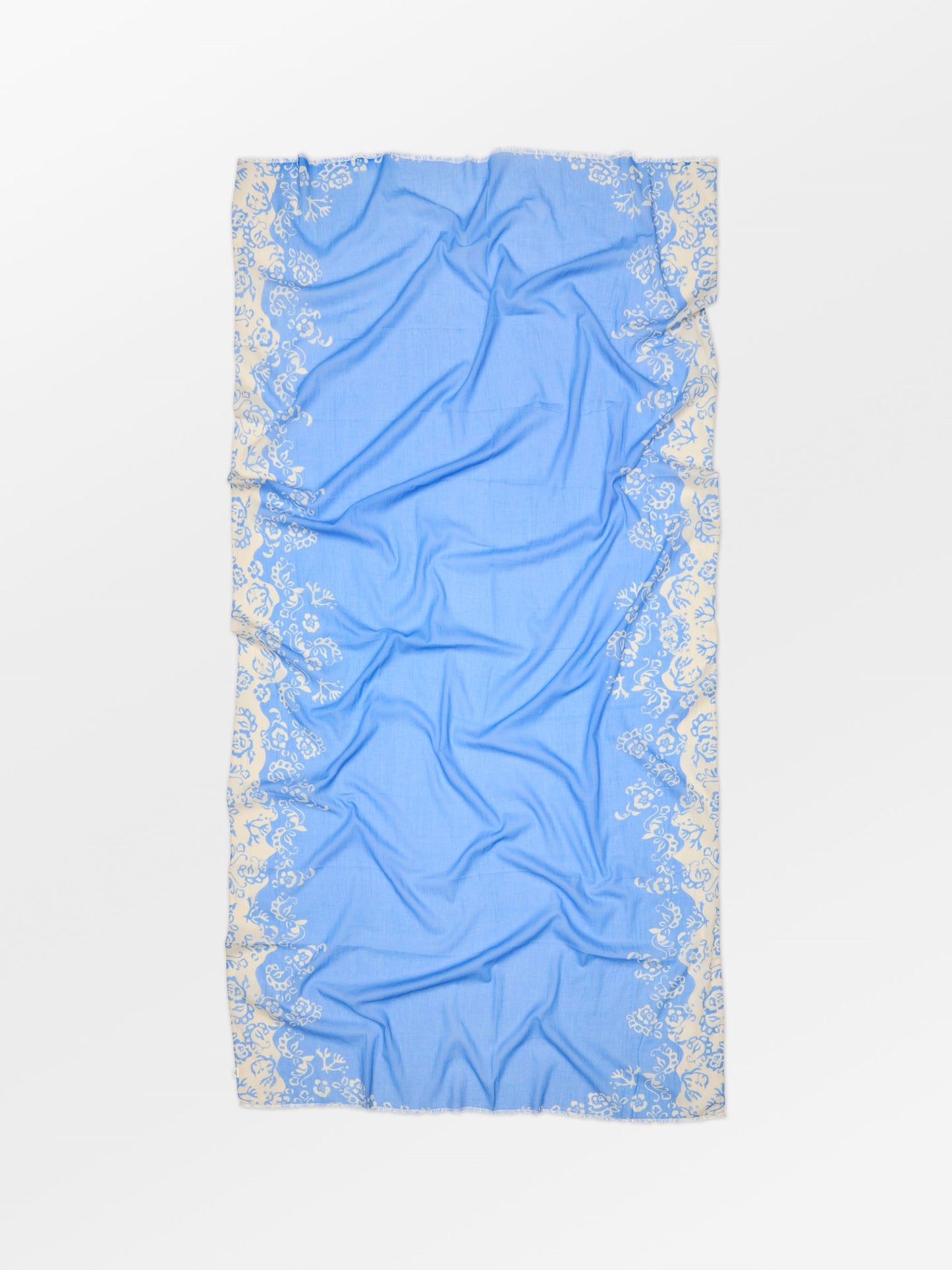 Becksöndergaard, Crofloria Cotta Scarf - Regatta Blue, scarves, sale, sale, scarves