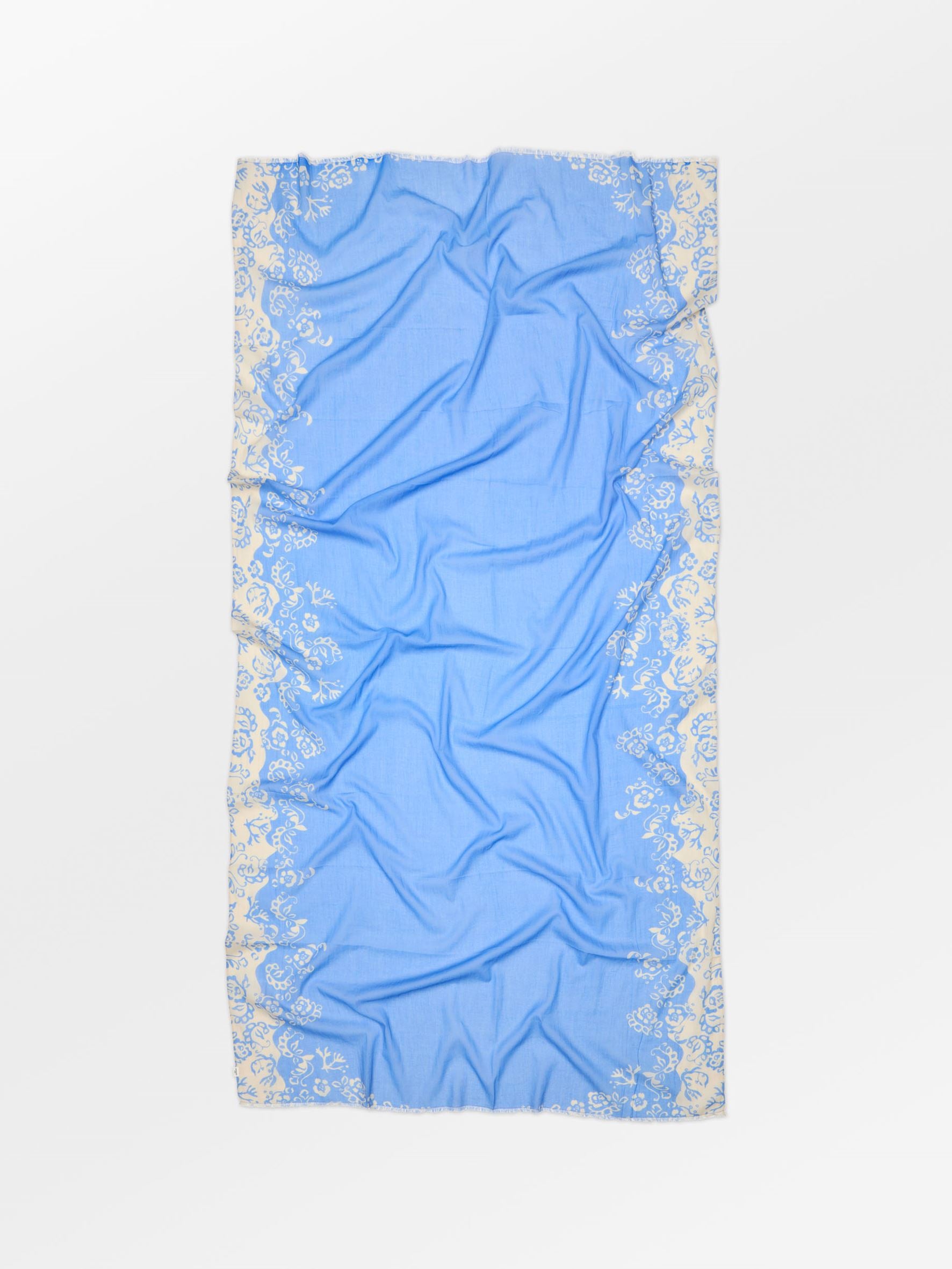 Becksöndergaard, Crofloria Cotta Scarf - Regatta Blue, scarves, sale, sale, scarves