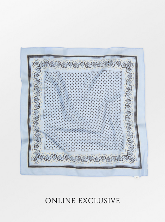 Becksöndergaard, Hearty Cotta Scarf - Kentucky Blue, scarves, scarves