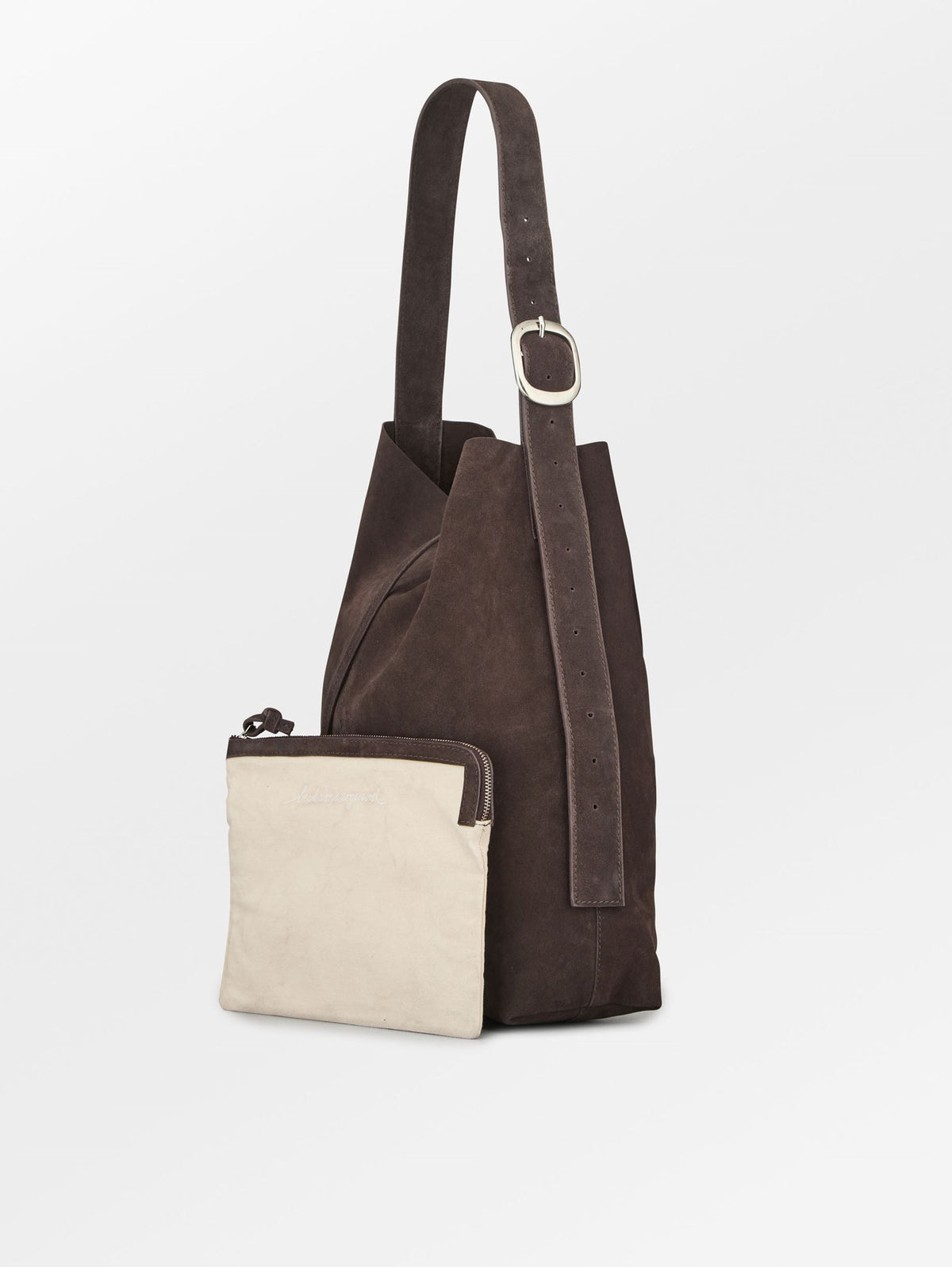 Suede Mae Buckle Bag OneSize Becksöndergaard.dk