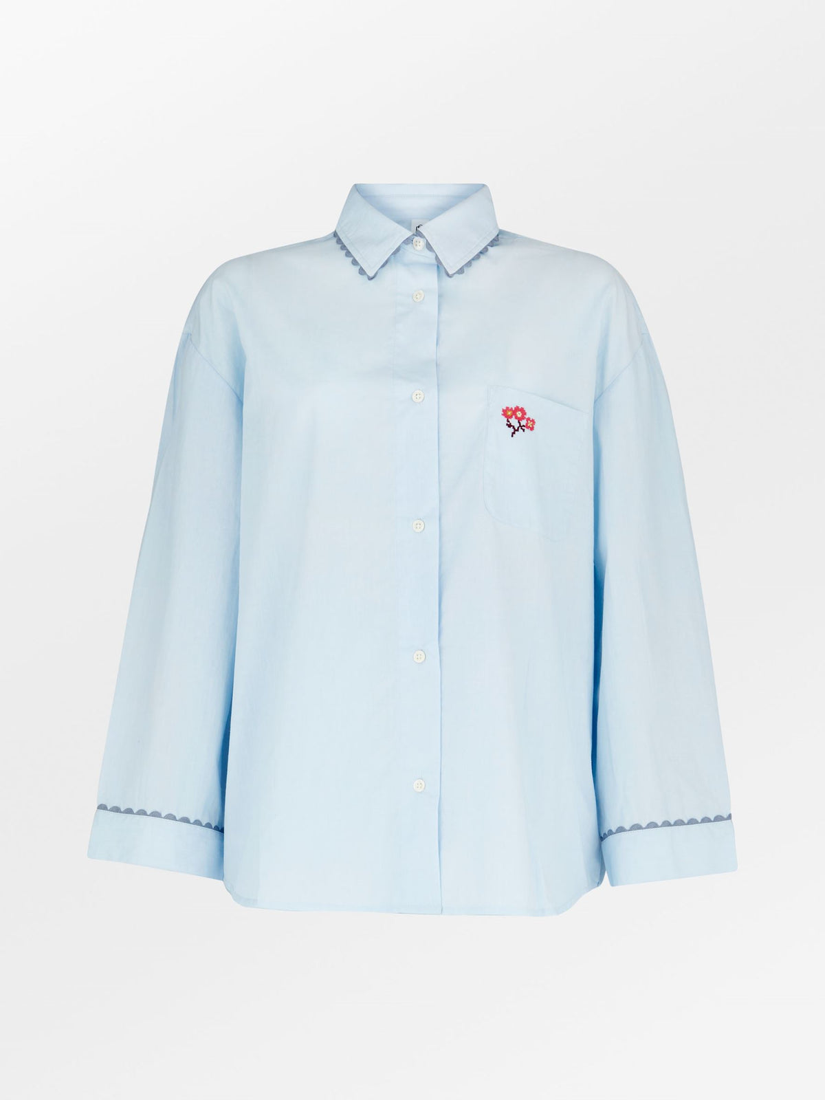 Scallop Flotile Pyjamas Shirt Clothing Becksöndergaard.dk