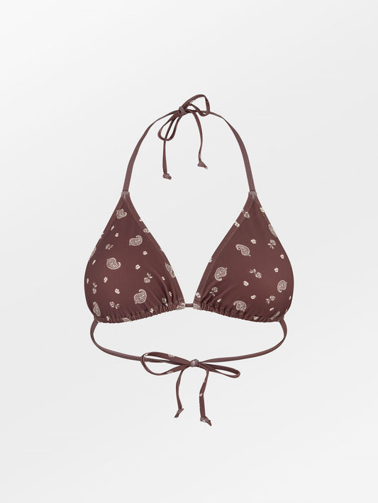 Bloom Paisley Bel Bikini Top Clothing Becksöndergaard.dk