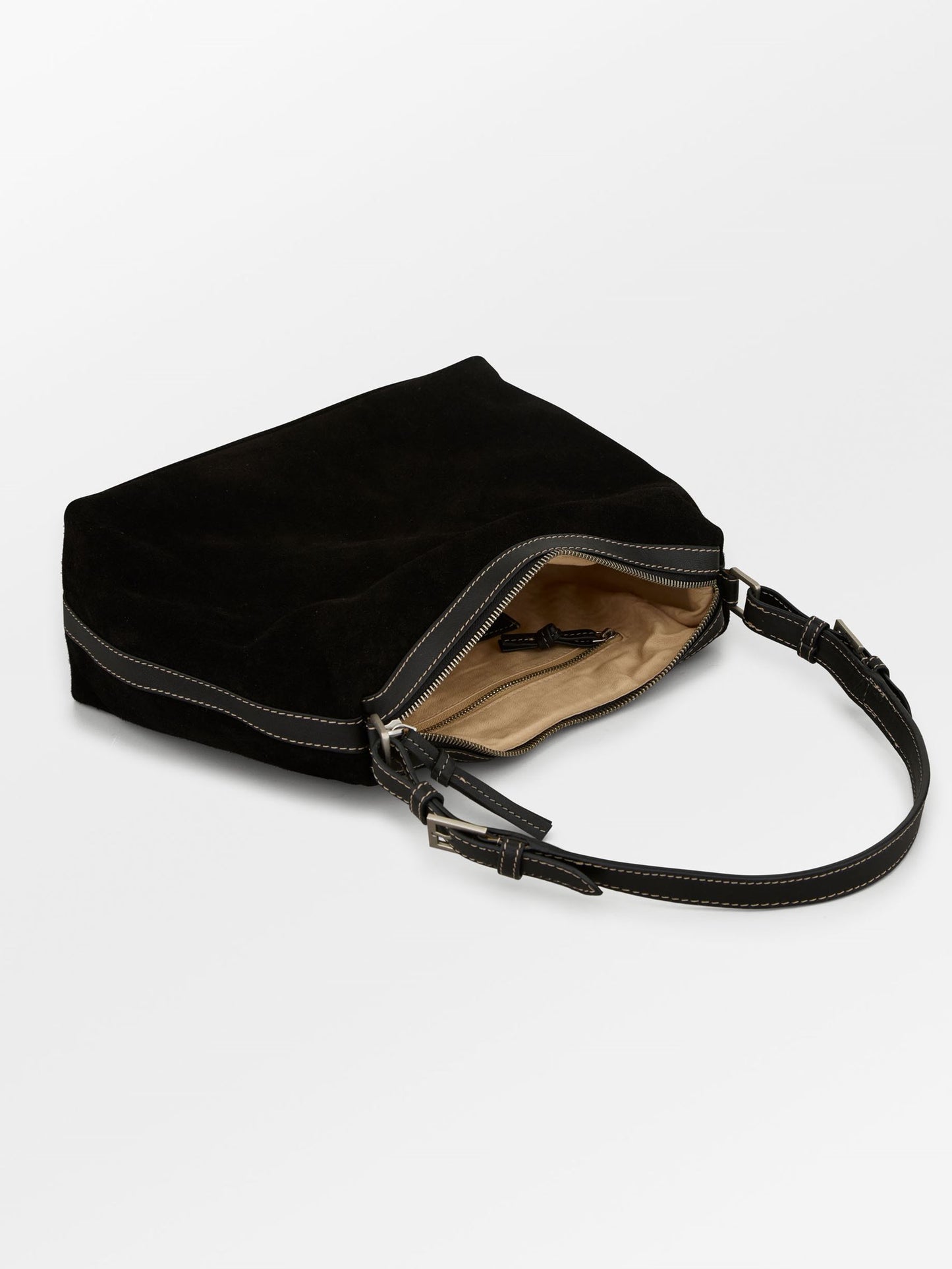 Becksöndergaard, Suede Ginni Medi Bag - Black, bags, bags, bags, bags