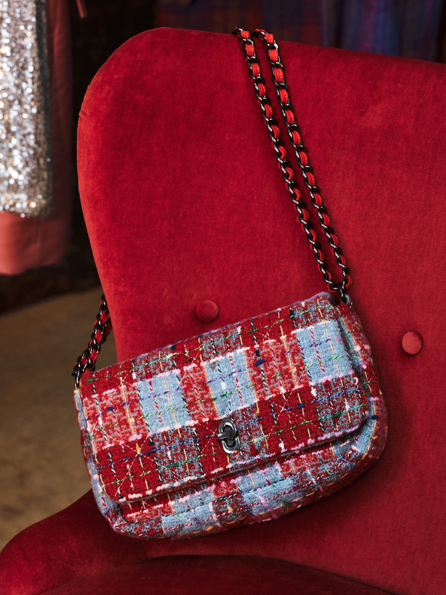 Becksöndergaard, Beau Checked Hollis Bag - Rooibos Orange, bags, bags, bags, bags, bags, black week, black week